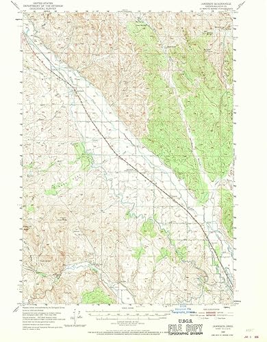 YellowMaps Jamieson OR topo map, 162500 Scale, 15 X 15 Minute, Historical, 1950, Updated 1970, 20.9 x 16.8 in