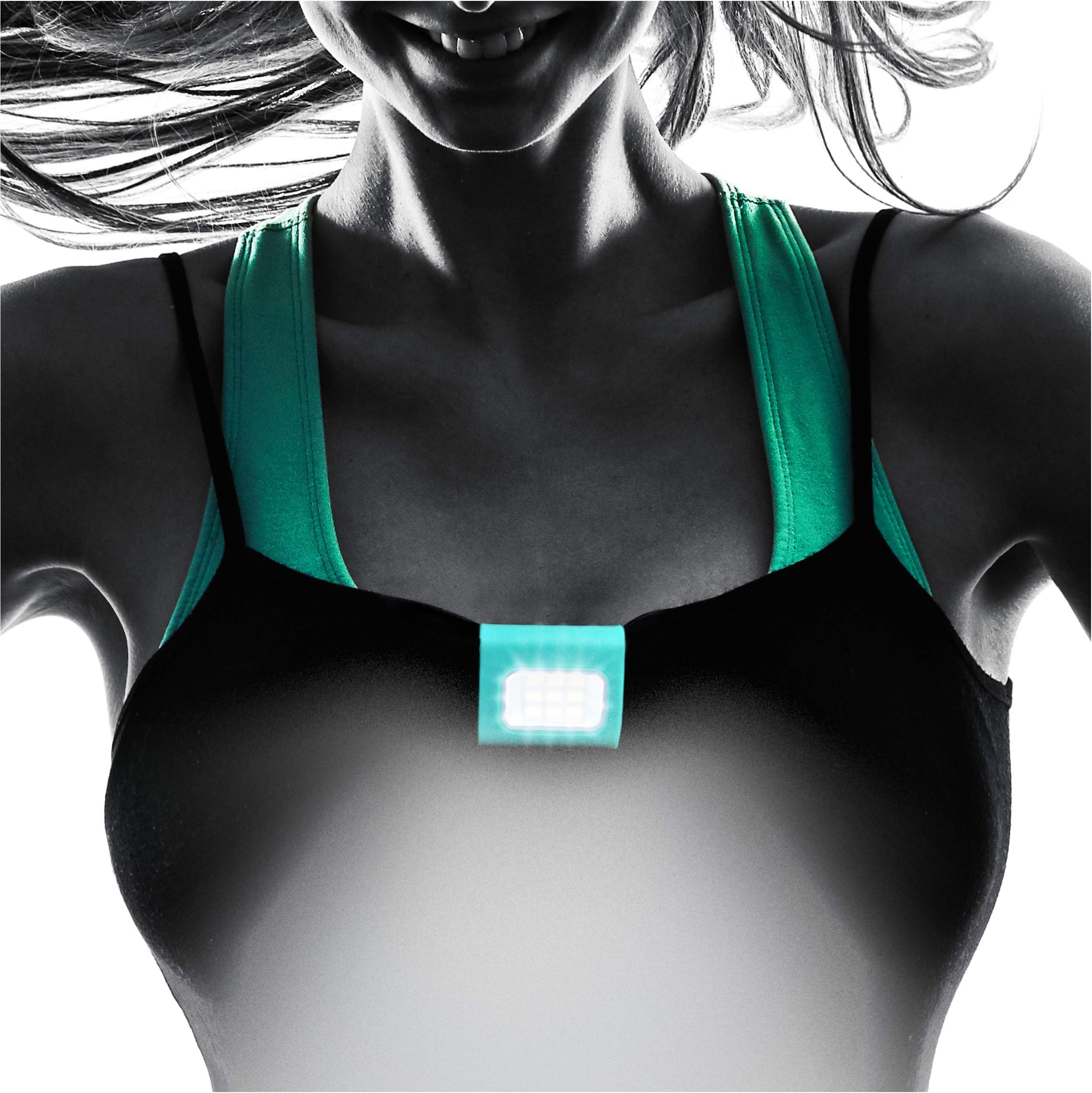 ClipShine Clip On Running Light for Runners, 9 Super Bright LEDs, USB Rechargeable, Magnetic, Small Lightweight Night Running Gear - Accessories for Jogging, Walking, Hiking, Hobbies and Work