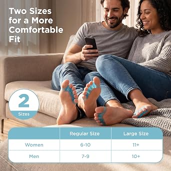 Mind Bodhi Toe Separators/Toe Spacers - For Men and Women - Regular Size White