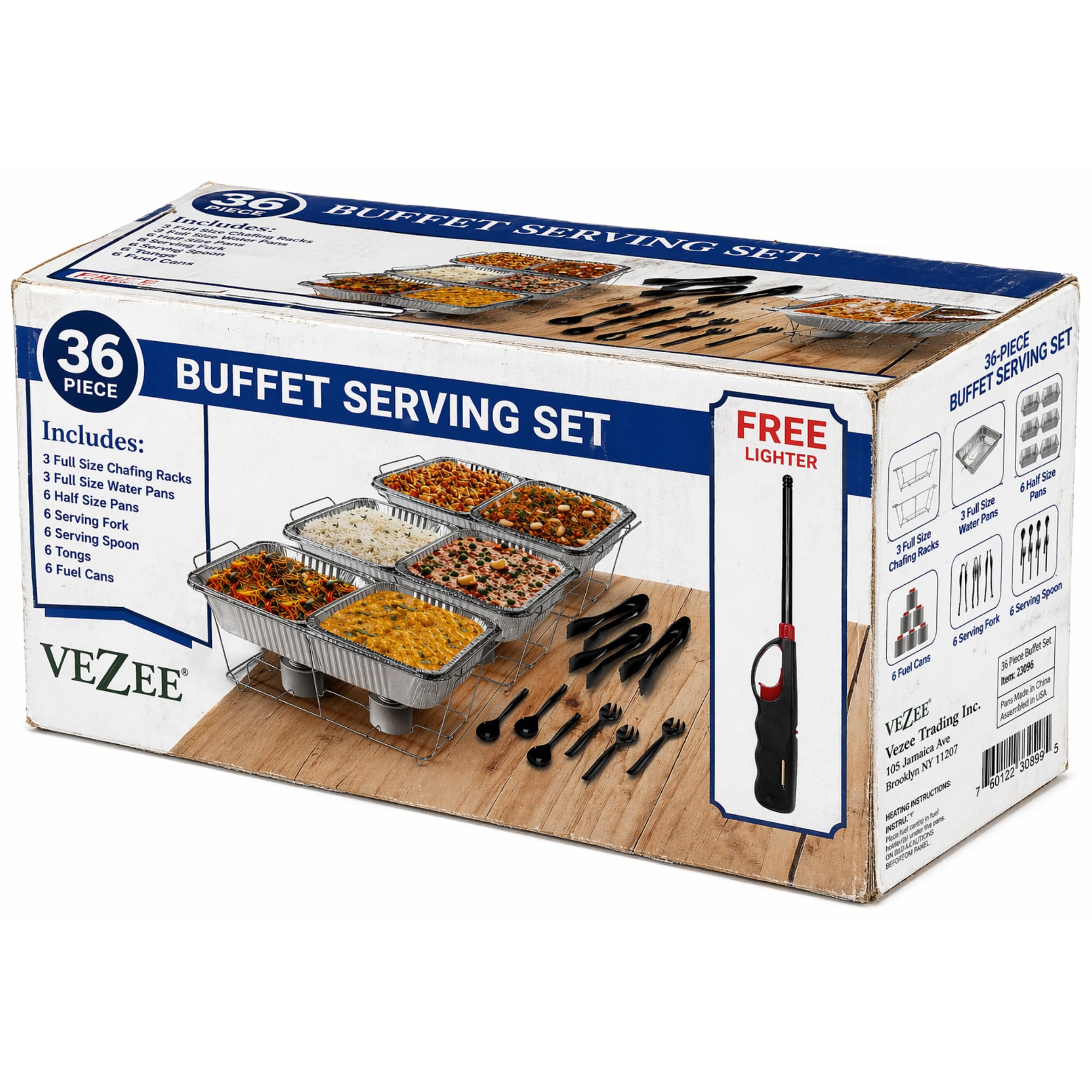 Amazon.com: Nicole Fantini Chafing Dish Buffet Set Disposable