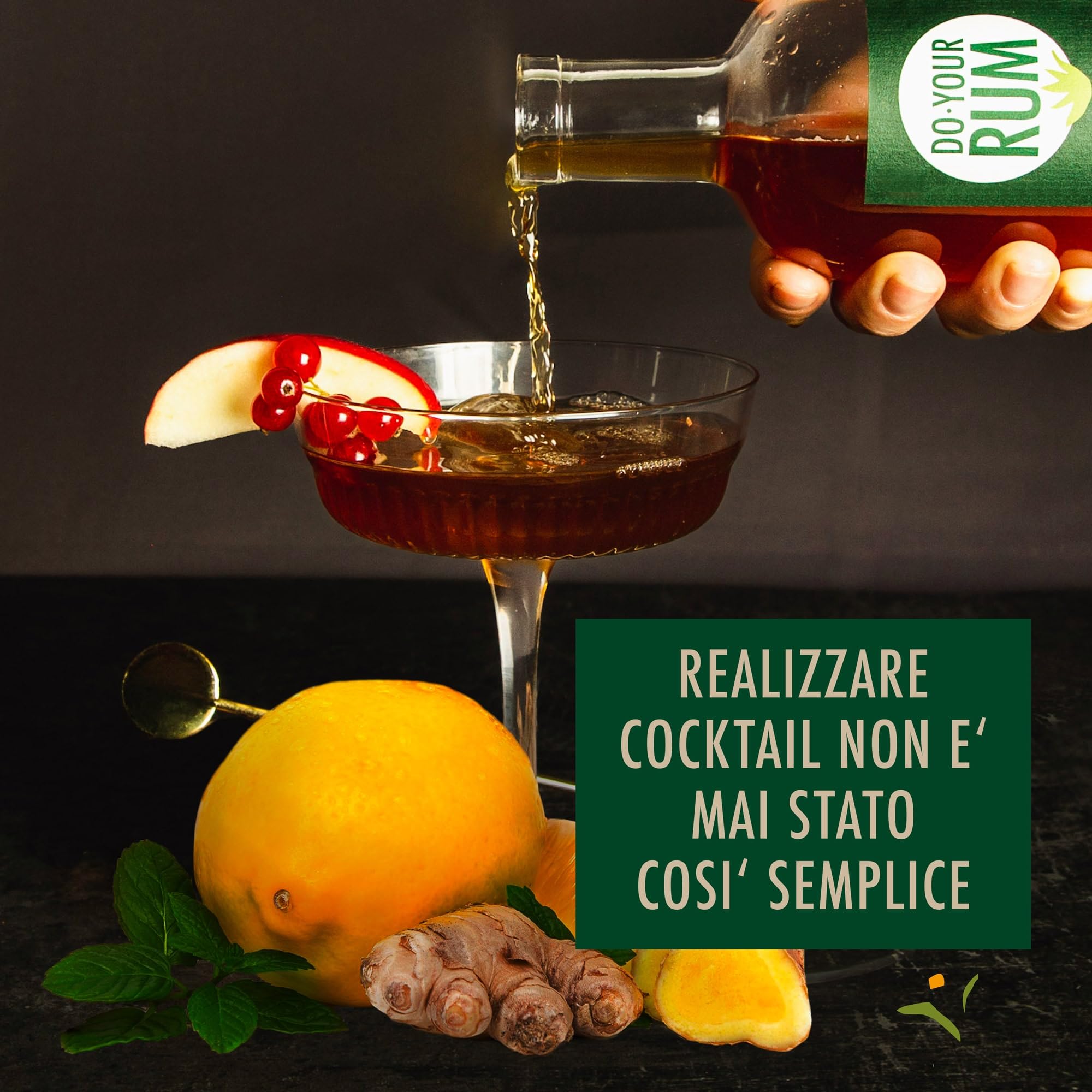 Kit Infusione Rum By Craftly | Prodotti Botanici Naturali Per Cocktail Fatti In Casa | Ottimo Regalo Per Natale, Compleanno, San Valentino, Pensione | Idee Regalo Per Uomo E Donna | Spezie E Bottiglia