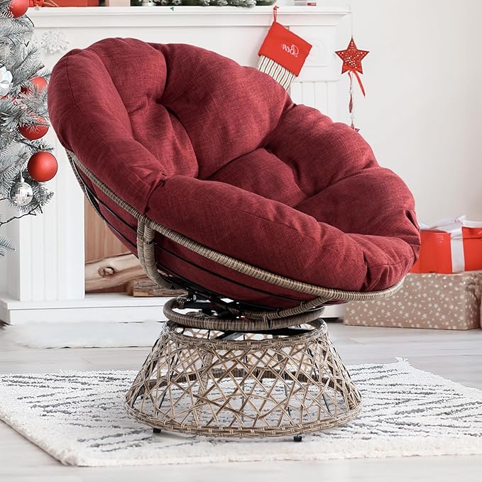 Wicker papasan chair