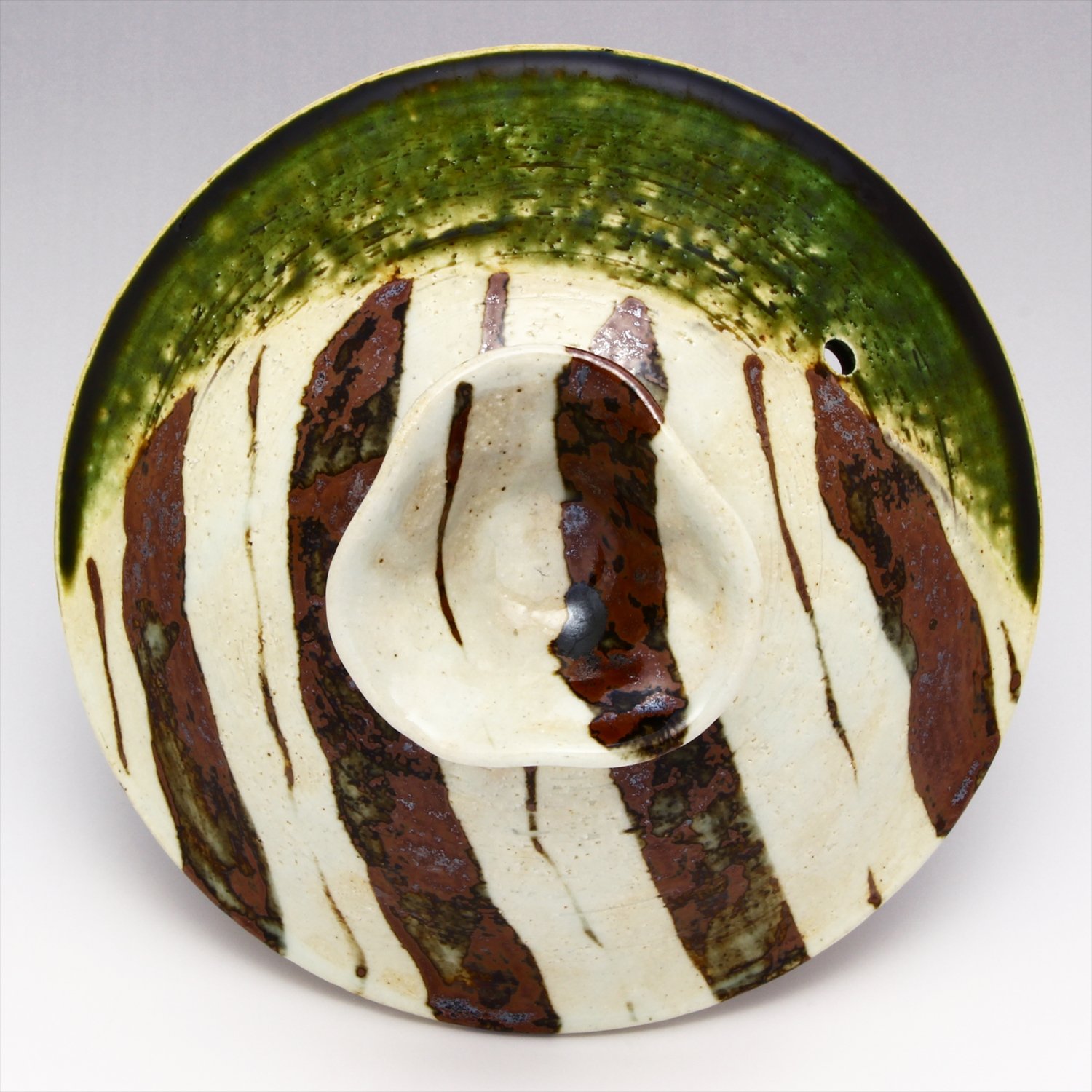 Amazon｜中垣連次 土鍋 7号 1-2人用 段付き 織部十草 043-0218