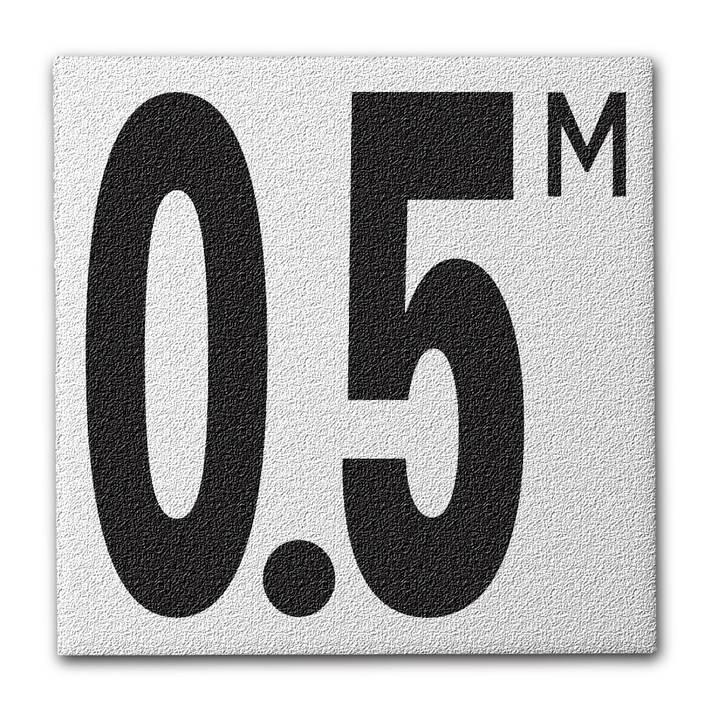 Ceramic Swimming Pool Deck Depth Marker 