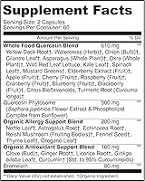 Vista 2 de MoxyVites Quercetin with Bromelain 500mg Supplement - Bioactive Phytosome Complex, Pure Organic Whole Food Seasonal Support, Antioxidant, 20X