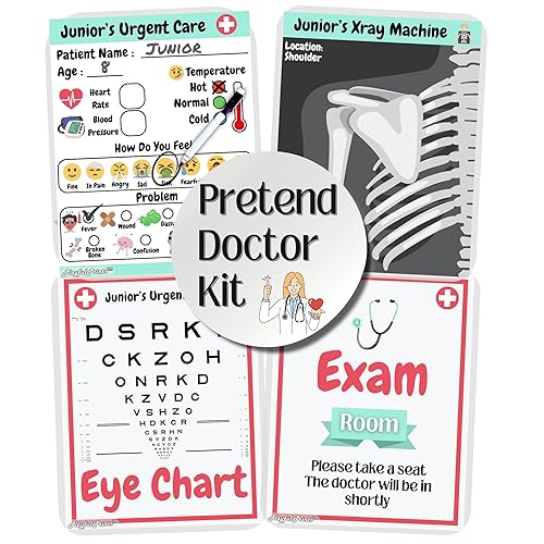 PlayfulPrints Doctor Kit For Kids, Kids Doctor Playset, Doctor Toys, Play Doctor Set For Kids, Toy Doctor Kit, Kids Dr Kit, Doctor Toy, Dr Toys,
