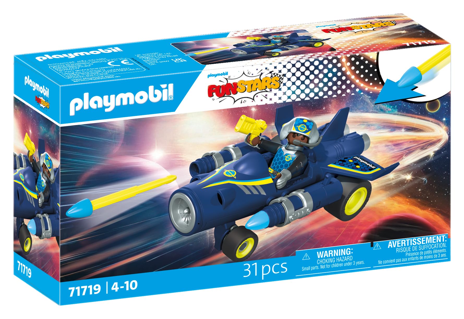 Amazon.com: Playmobil Racing Space Jet : Toys & Games