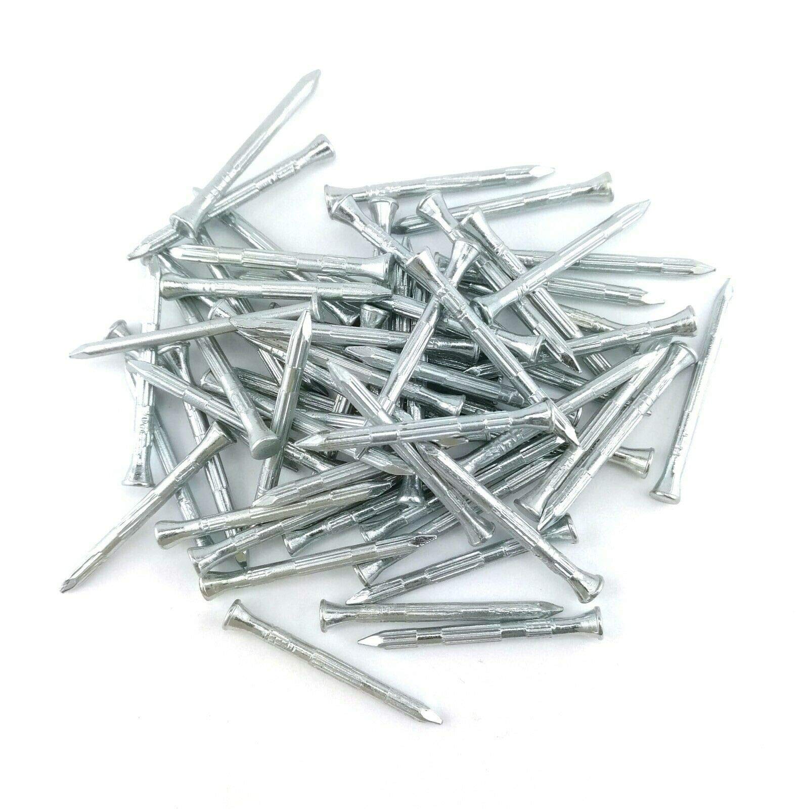 100 clavos para hormigón, ladrillo, hormigón aireado, 4,5 x 70 cm