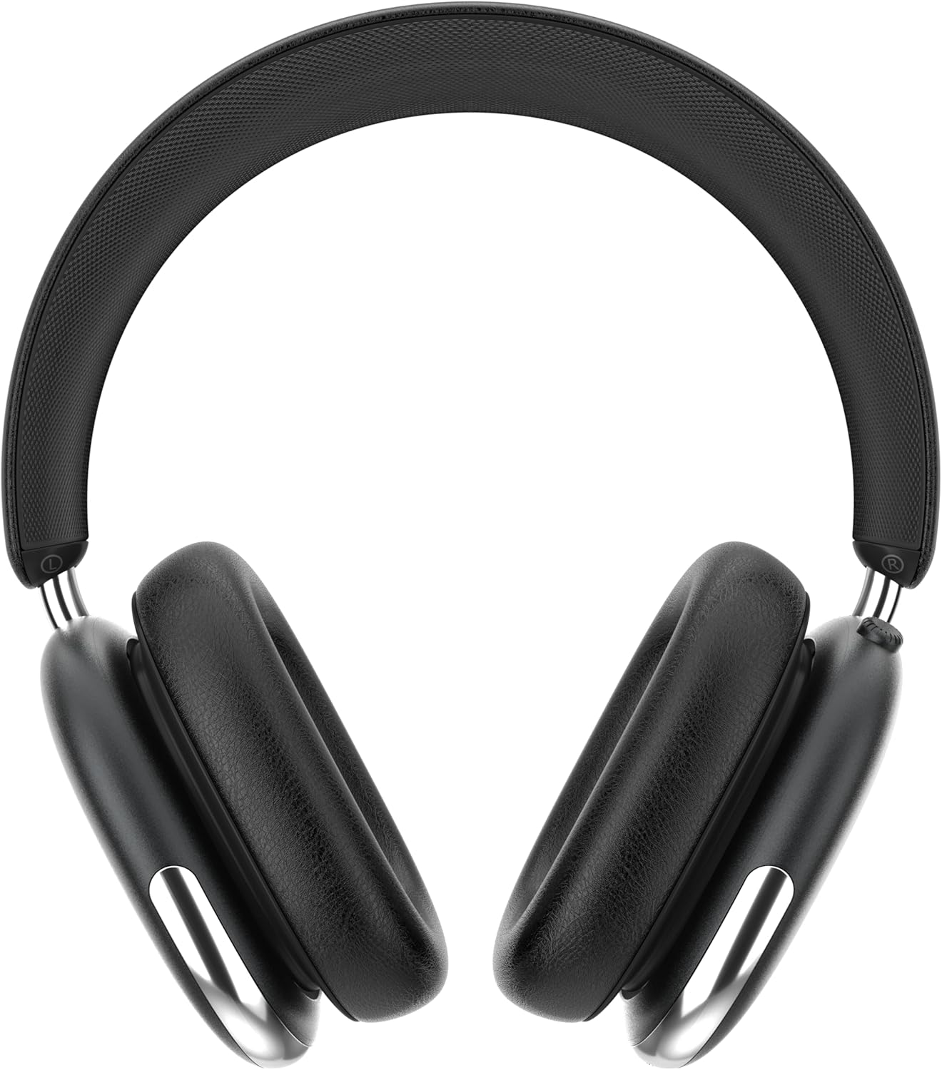 Bluetooth Active Noise Cancelling Headphones Over The Ear Wireless Overhead Headset ANC with Mic Hi-Res Audio Light Weight Comfort for PC Laptop Work Gym Travel Android iOS 120H Playtime (Black)