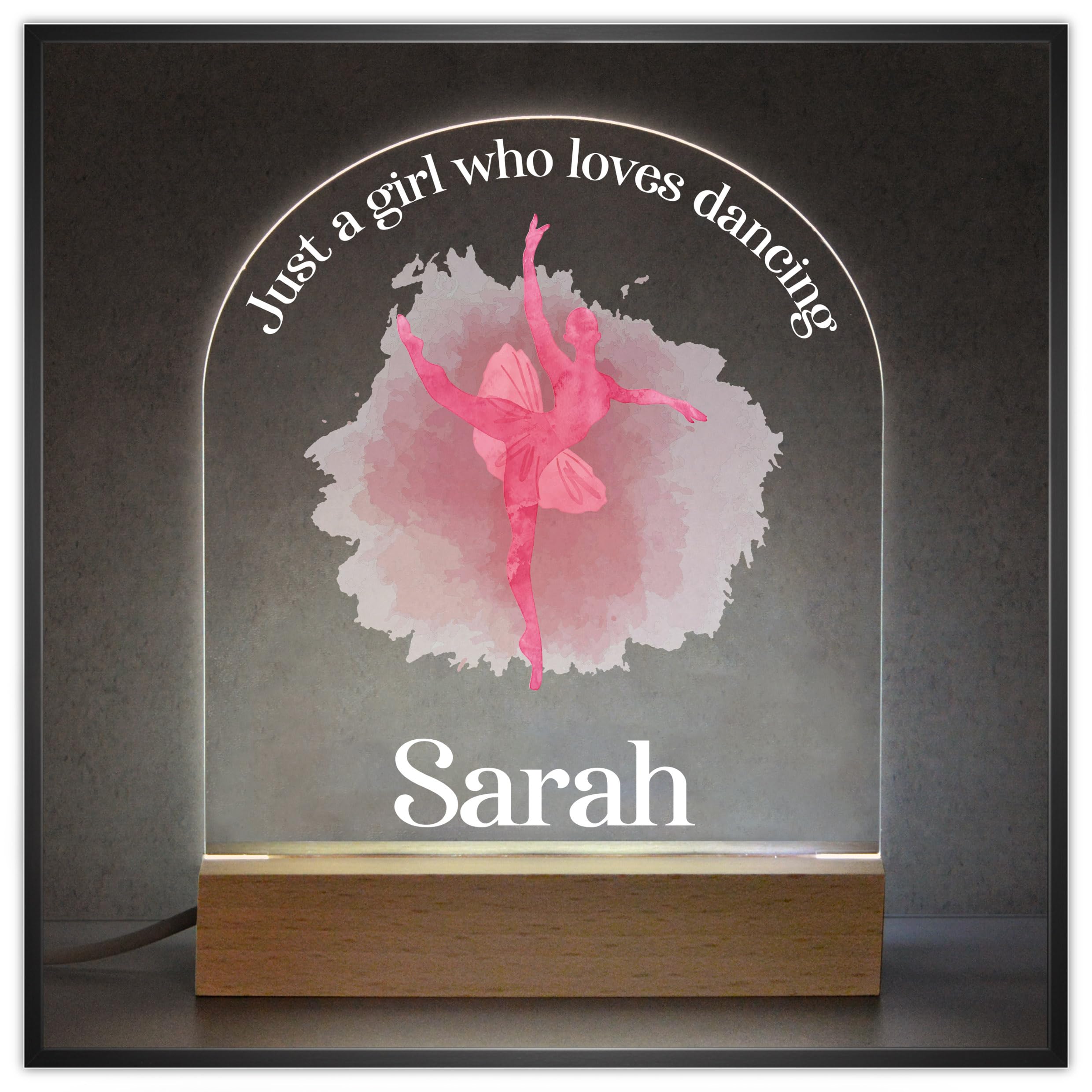 Beecreative Dancing Gifts for Girls - Personalised Dance Gifts for