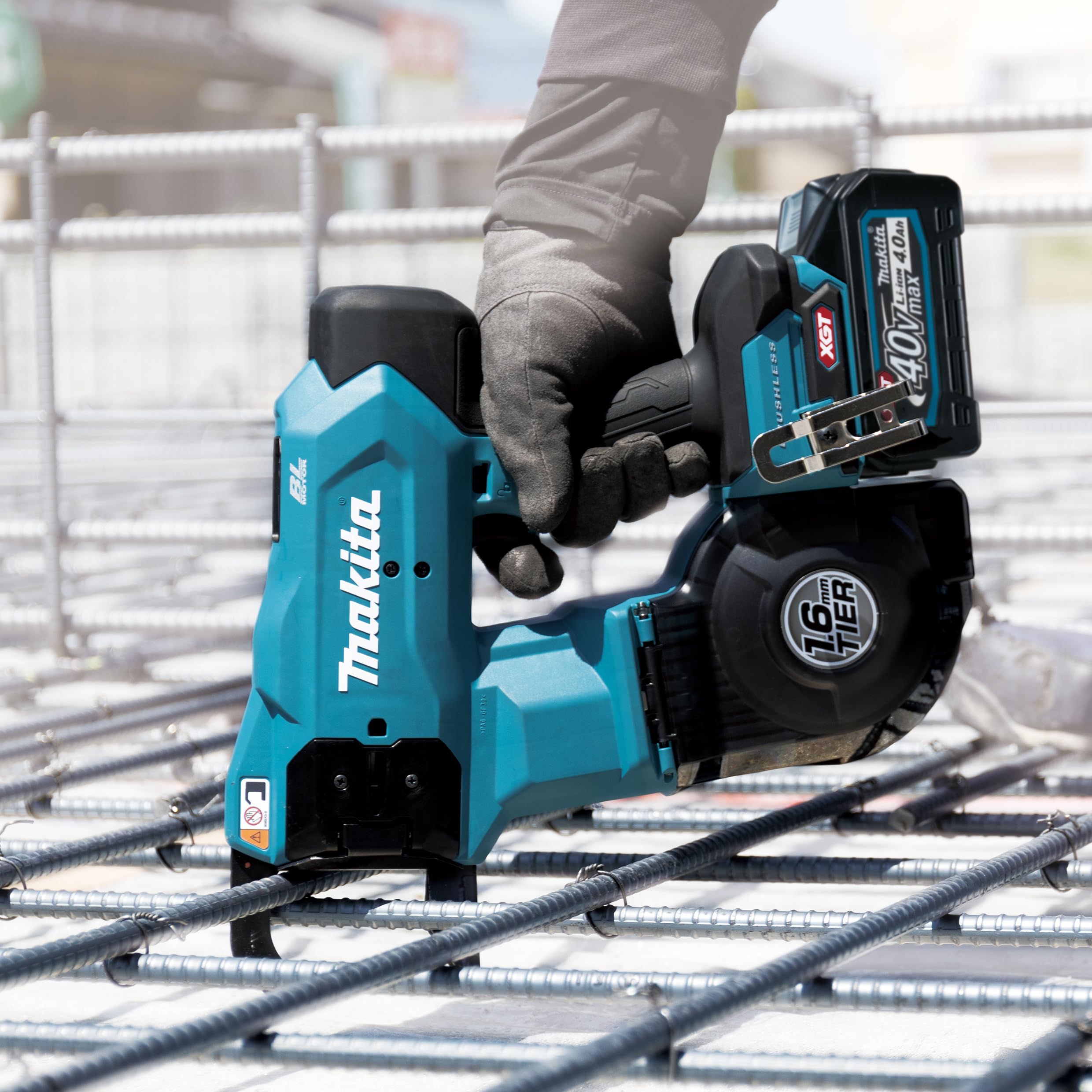 Makita TR001GZ 40V Max Li-ion XGT Herramienta de atar barras de refuerzo sin escobillas, baterías y cargador no incluidos