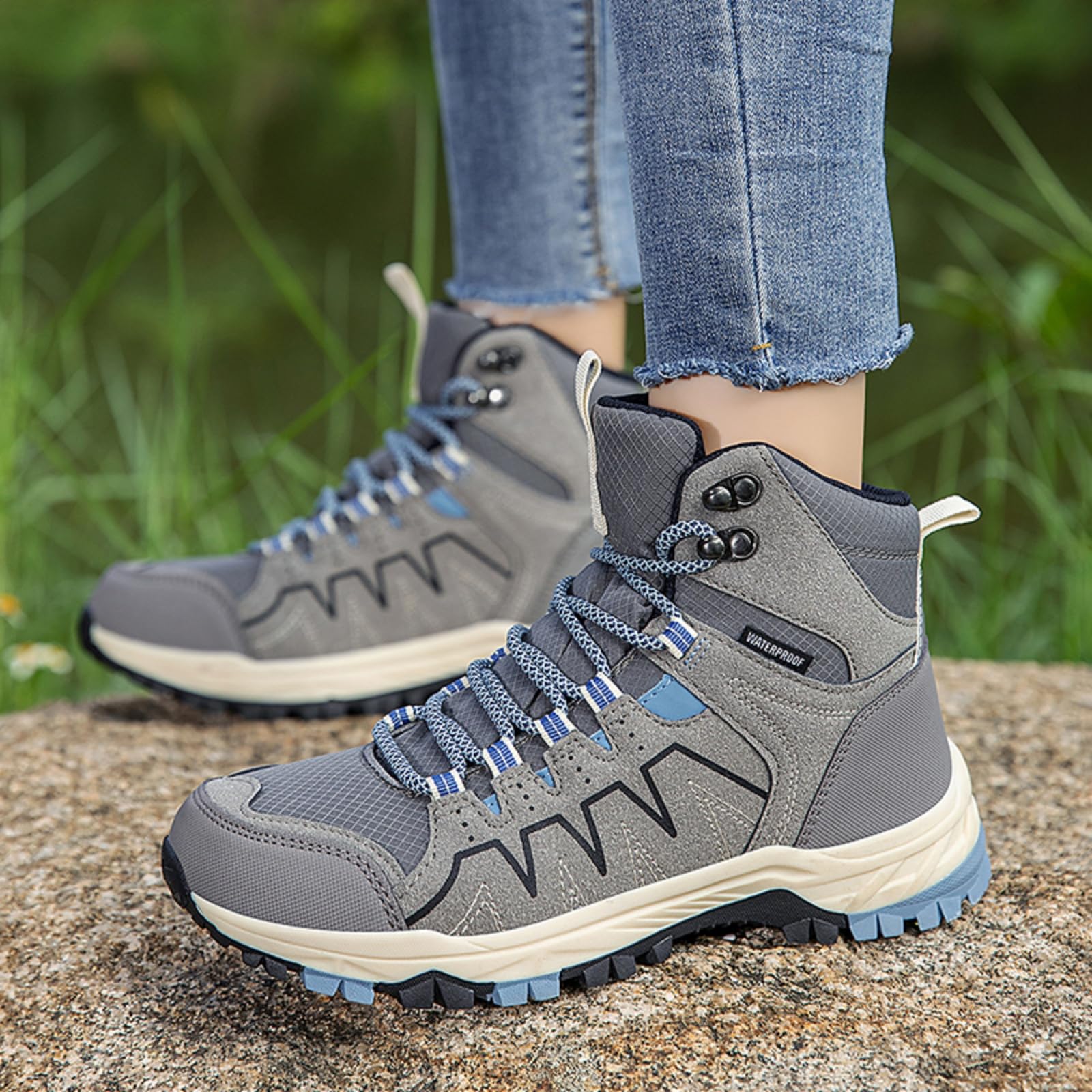 Damskie buty trekkingowe wodoodporne obuwie outdoorowe