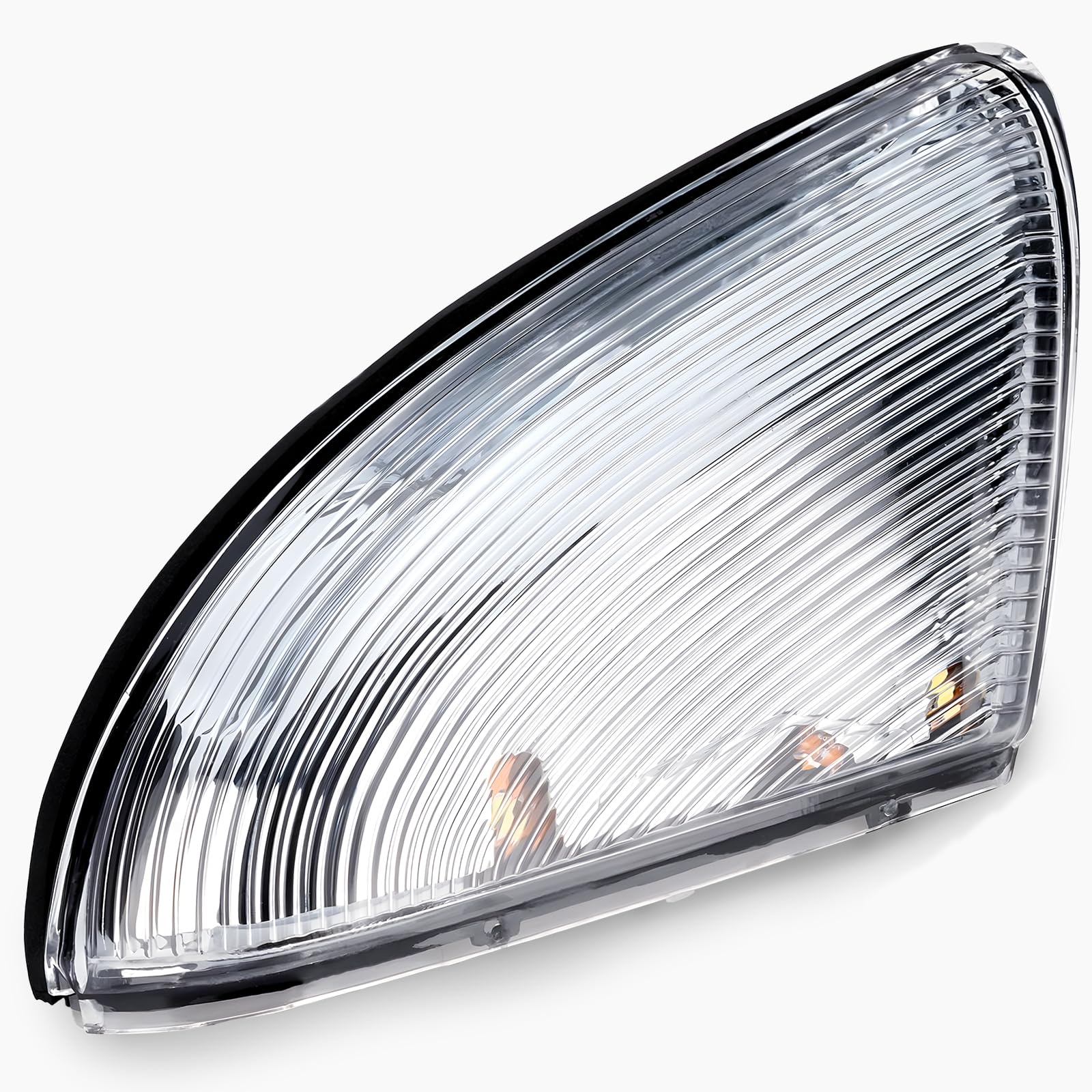 Front Right Passenger Side Mirror Turn Signal Light Compatible with Dodge Ram 1500 2500, Mirror Turn Signal Light Lamp Front Right Passenger Side 68064948AA (Passenger's Side)