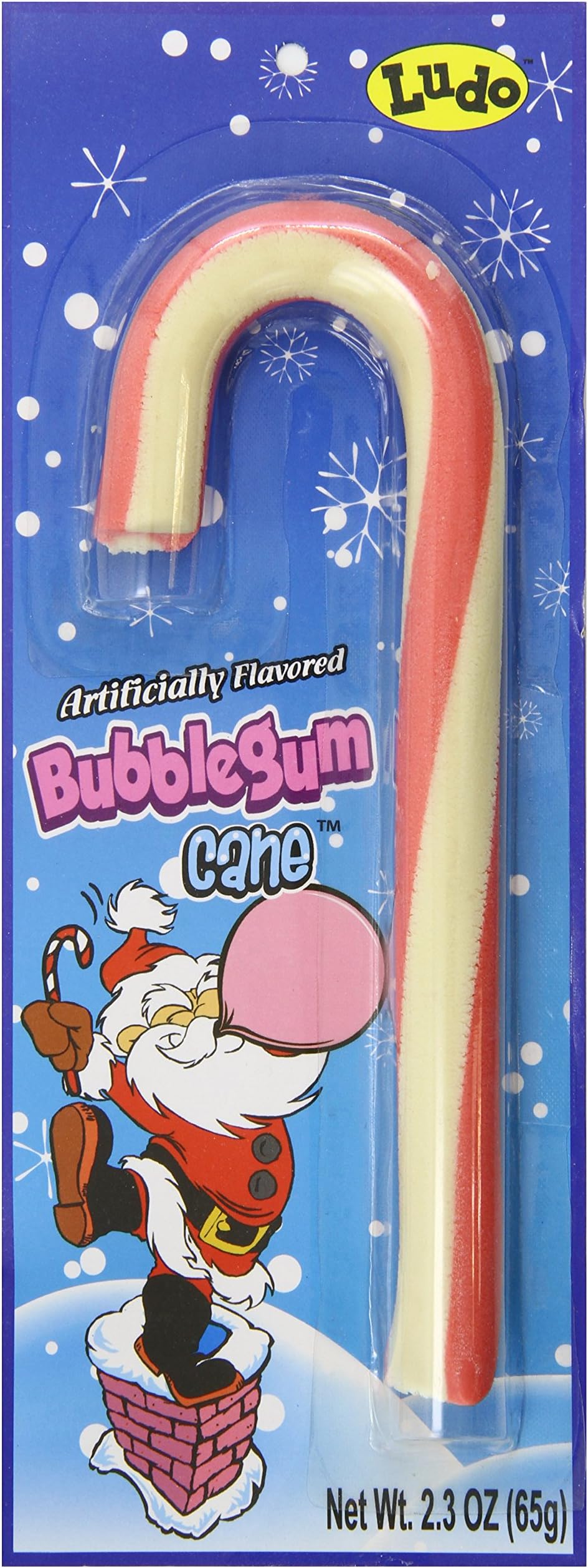 Ludo, LLC Bubblegum Candy Cane, 65-Gram Packages (Pack of 24)