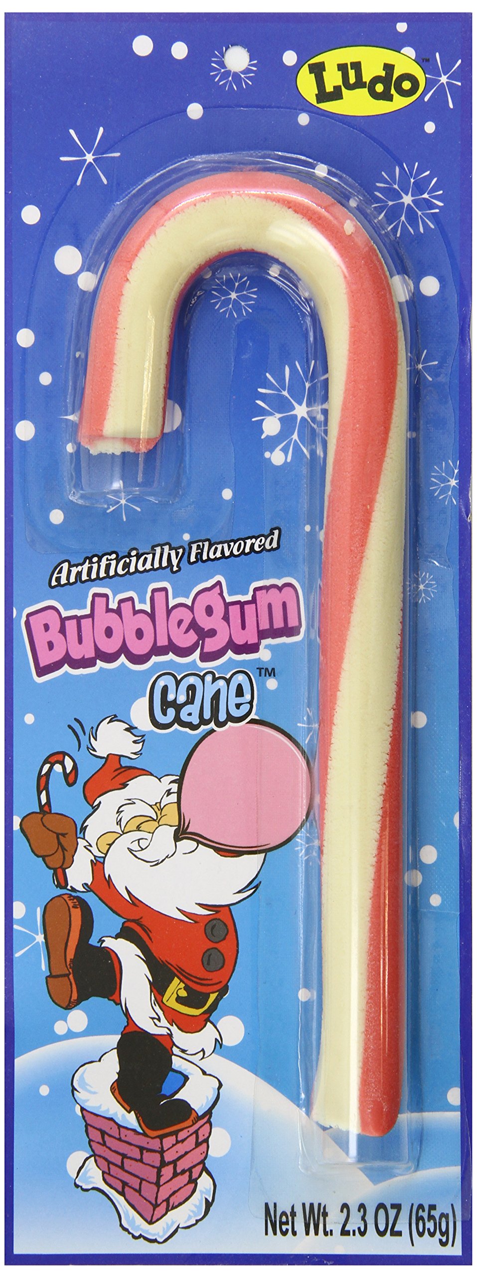 Ludo, LLC Bubblegum Candy Cane, 65-Gram Packages (Pack of 24)