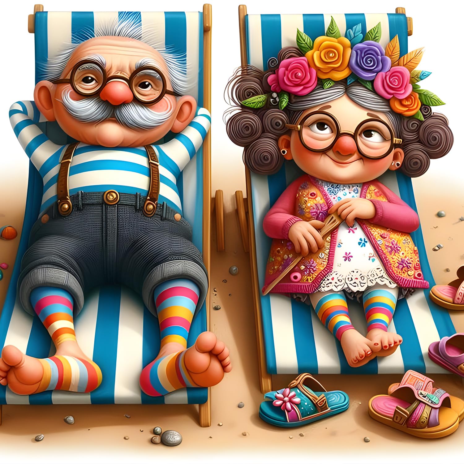 dphero 5d couple de plage diamond