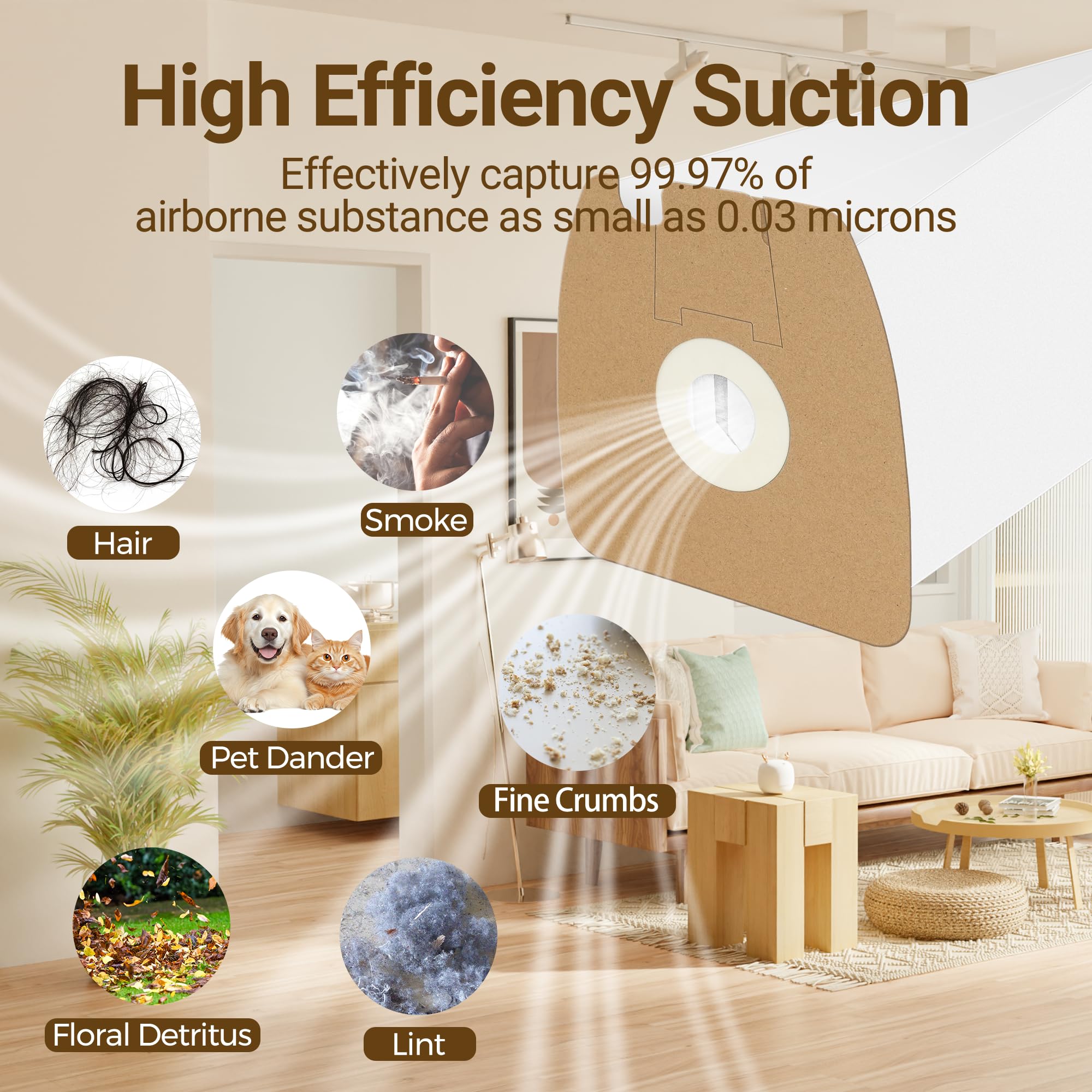 Sacchetti Sottovuoto Di Ricambio Microfiltrazione EnviroCare Per Stile 145245757871 - Foto 8