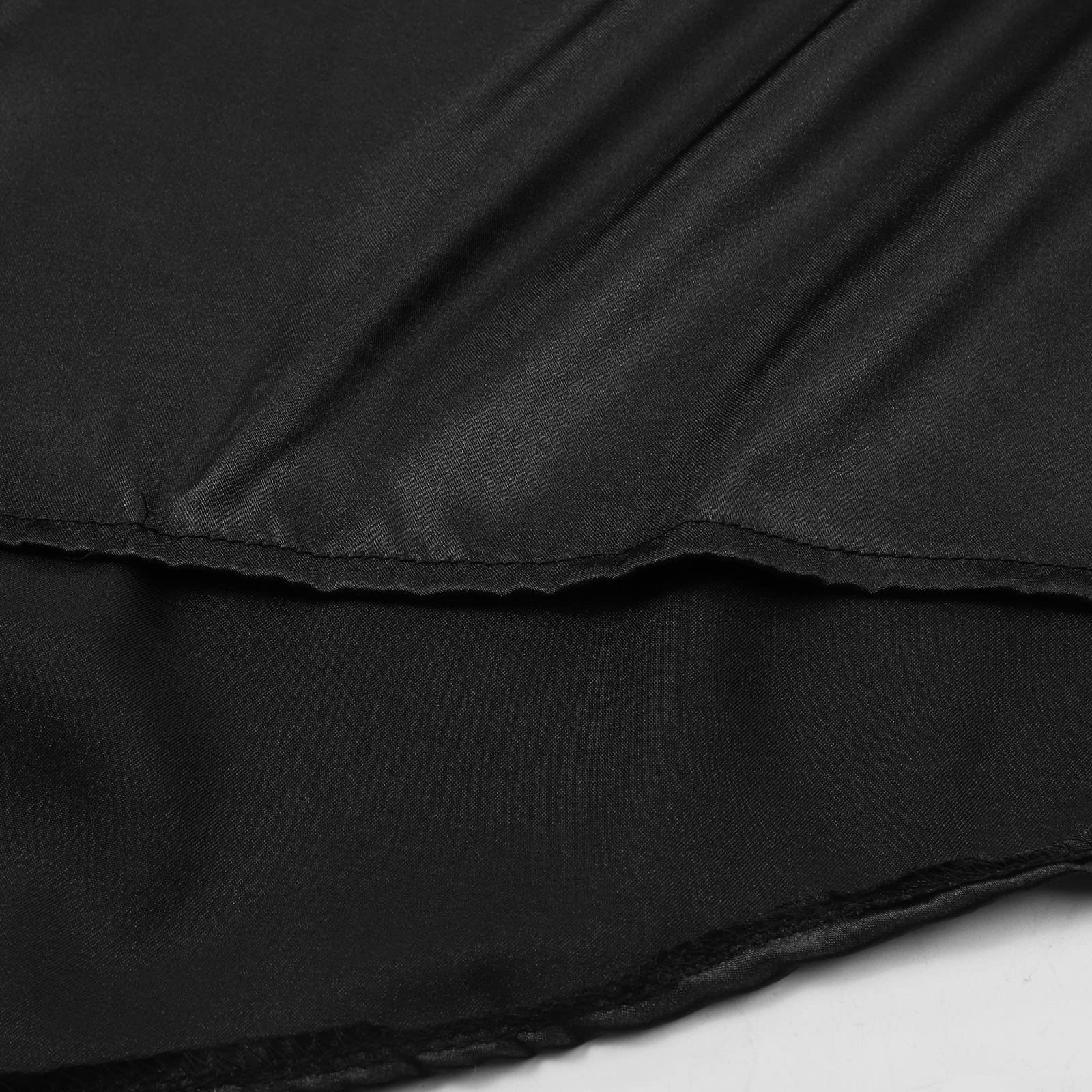 Generisch Vestido de fiesta largo para mujer, elegante, sin espalda, largo, de satén, espagueti, para fiesta, con abertura lateral, para boda, fiesta de noche, con bolsillos