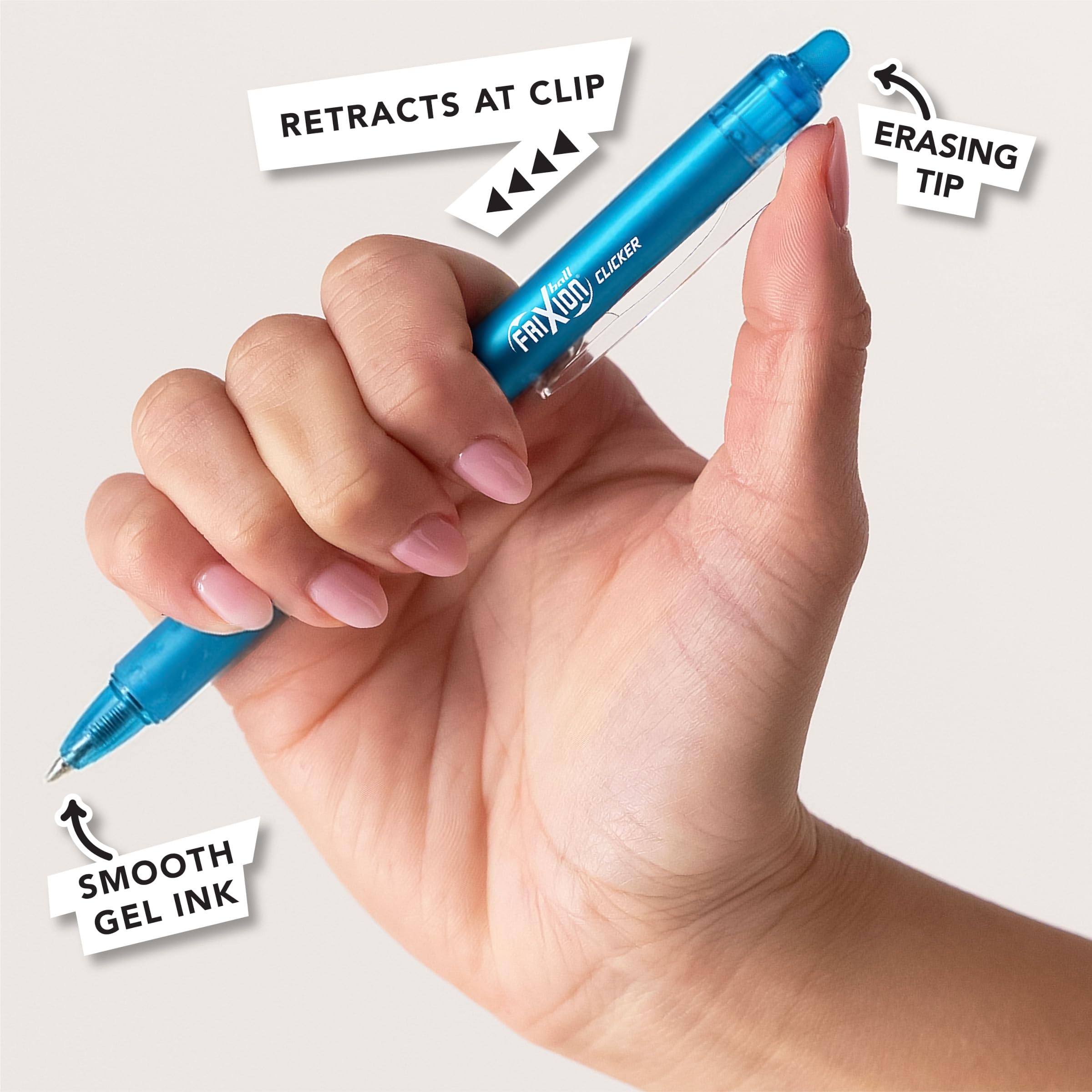 Amazon.com: Pilot, FriXion Vibe Clicker Premium Erasable Gel Ink