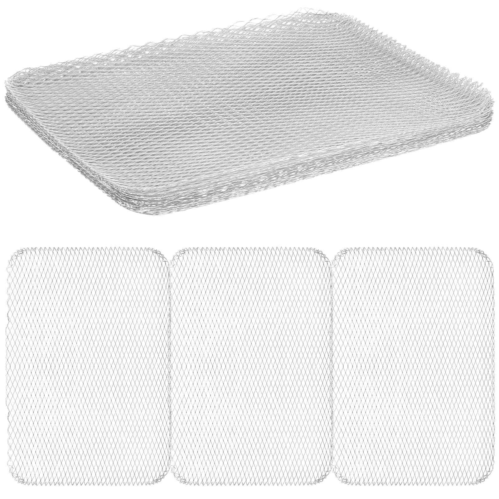 10 szt. nieprzywierające aluminiowe maty do grilla, jednorazowe siatkowe podkładki do grillowania na świeżym powietrzu, idealne do pieczenia, łatwe czyszczenie, akcesoria do grilla