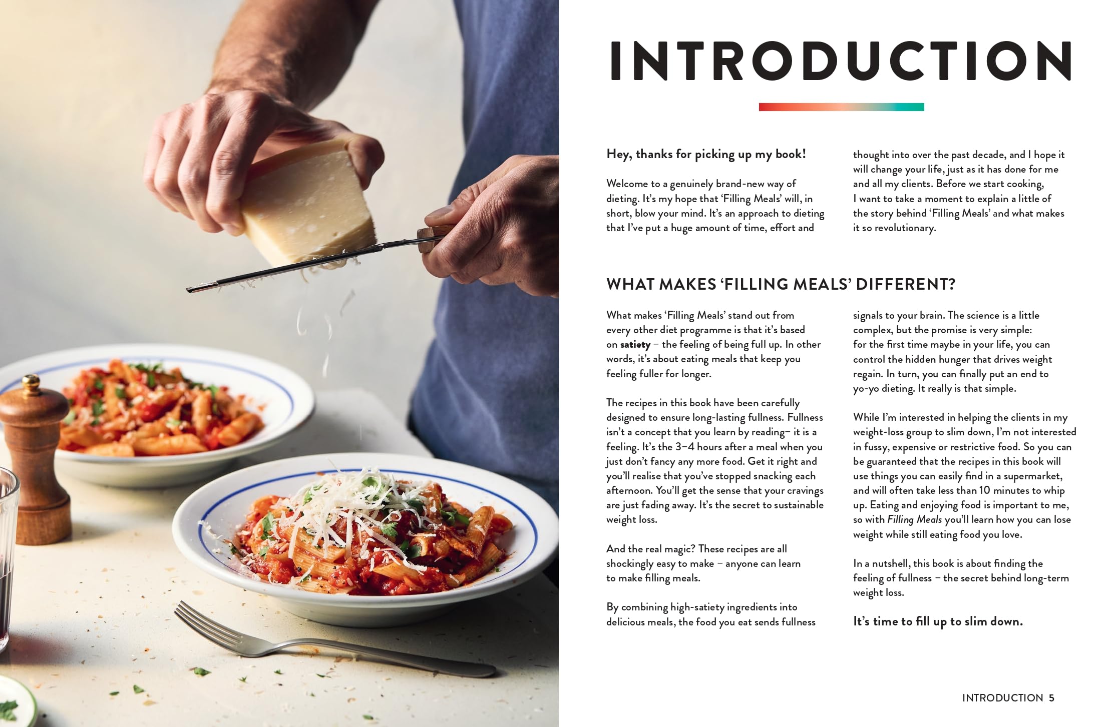 Filling Meals: 100 simple hunger-busting recipes for sustainable weight loss - The Sunday Times Bestseller