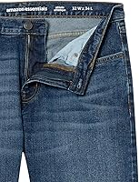 Vista 5 de Tienda Essentials - Jeans elásticos de ajuste atlético para hombre