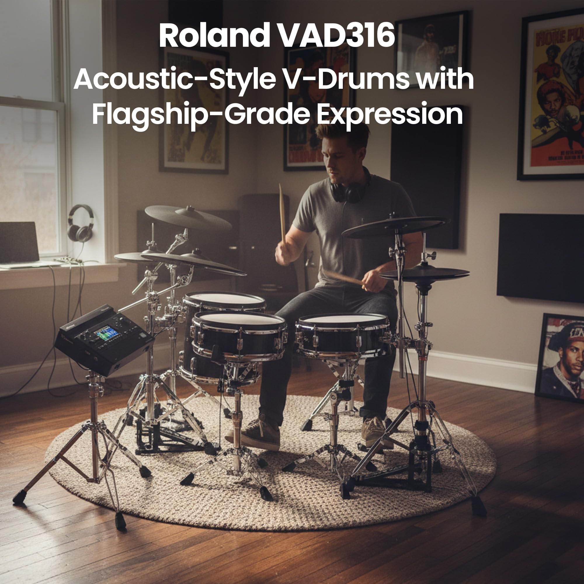 Amazon.co.jp: Roland VAD316 V-Drums アコースティックデザインキット