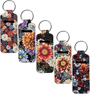 Pensura Chapstick - Llavero de moda, 5 piezas...