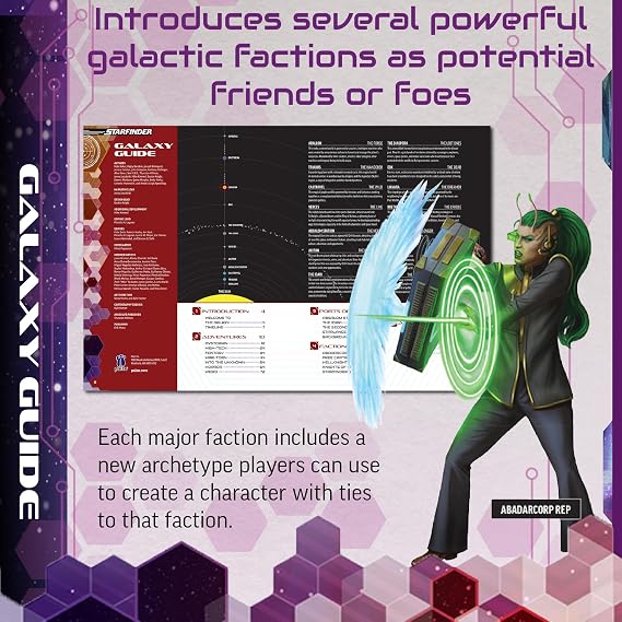 Starfinder Galaxy Guide Pocket Edition, 6.7x8.4 in