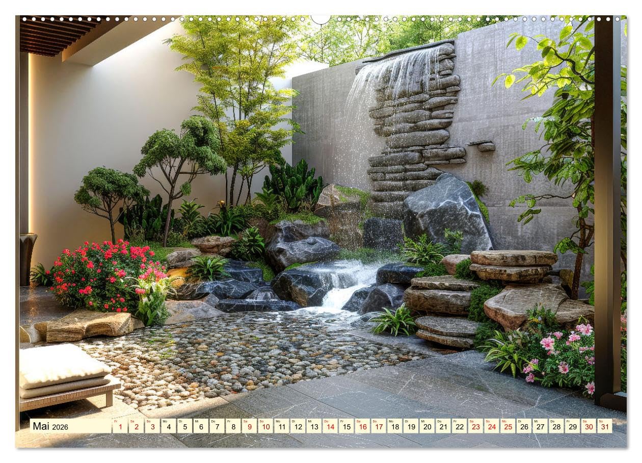 Biophilic Design - Verbundenheit mit der Natur (hochwertiger Premium Wandkalender 2026 DIN A2 quer), Kunstdruck in Hochglanz: Orte schaffen, die Menschen glücklicher machen. (CALVENDO Orte)