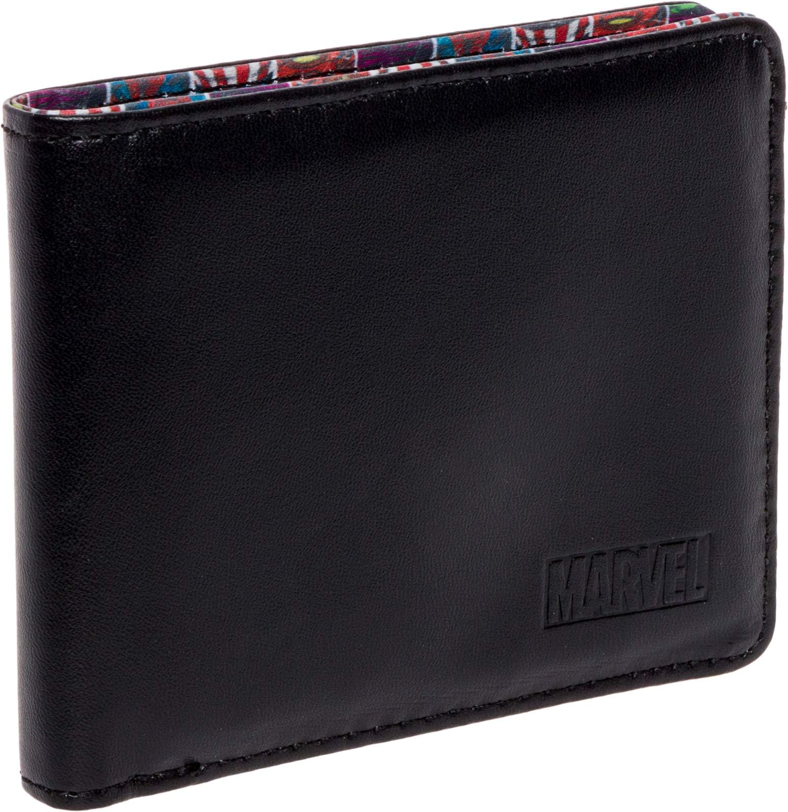 Marvel Comics Men's Retro Interior Print Bifold Wallet, Multicolor, One Size