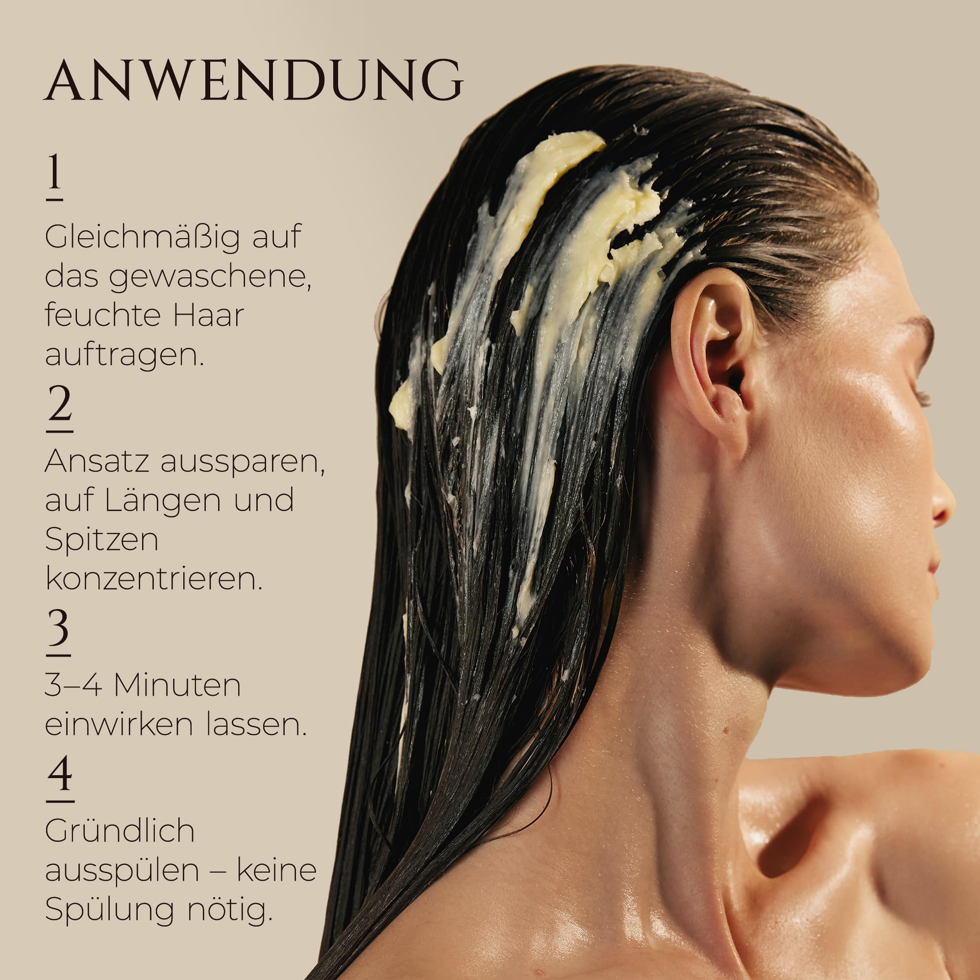 HADAT Golden Hour Express Hair Mask – Premium Professionelle Haarpflege mit Pearl Powder – Intensive Feuchtigkeit für Trockenes und Geschädigtes Haar – Geschmeidigkeit – Salonqualität – Made in Israel