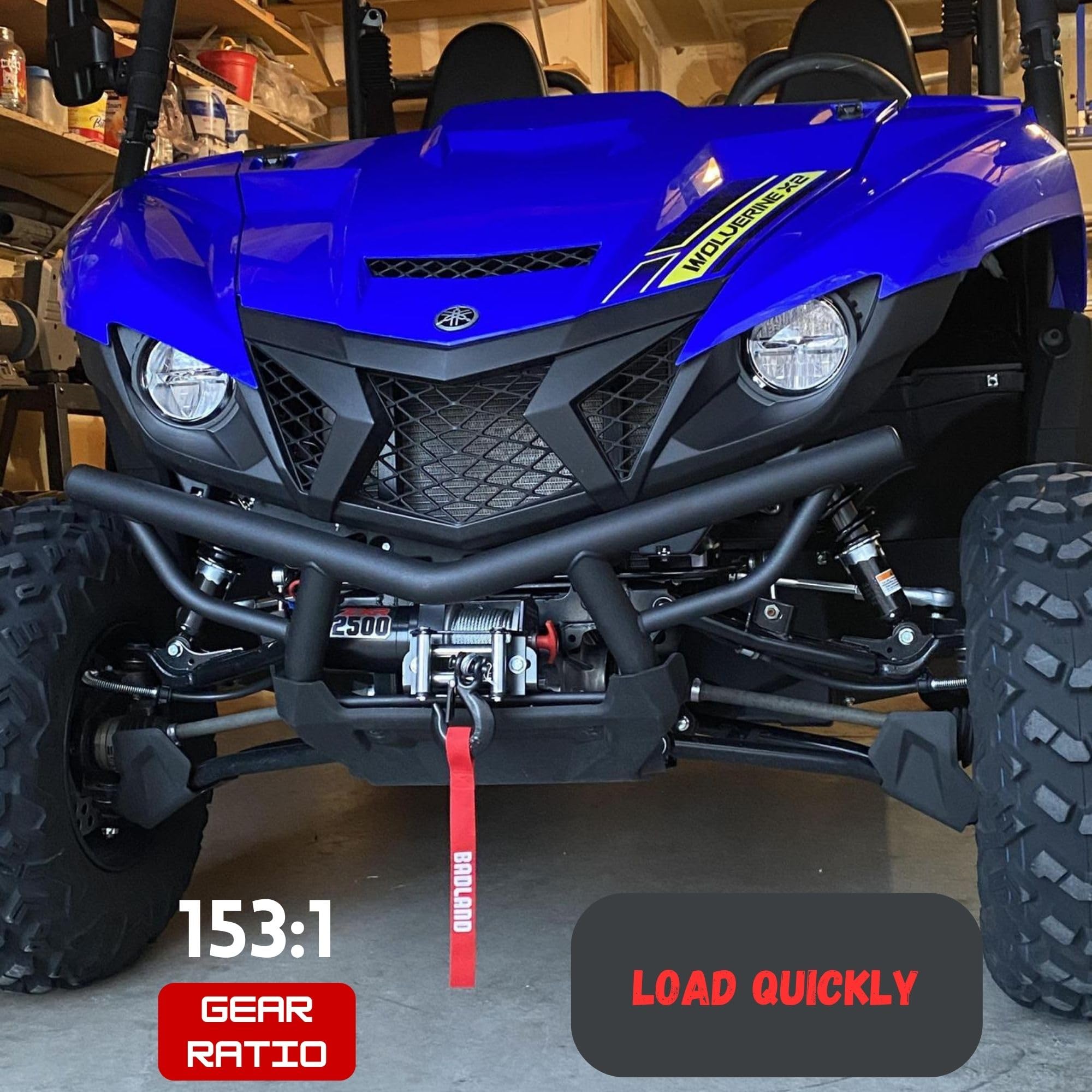 Amazon.com: Badland ZXR 2500 lb Electric ATV Winch – Durable Wire