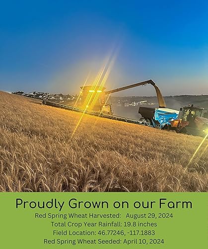 Miniatura 3 de Palouse Brand - Bolsa de trigo rojo primaveral  Proyecto verificado sin OGM  100% no irradiado  Certificado Kosher Parve  Cultivado en EE.UU.  Con