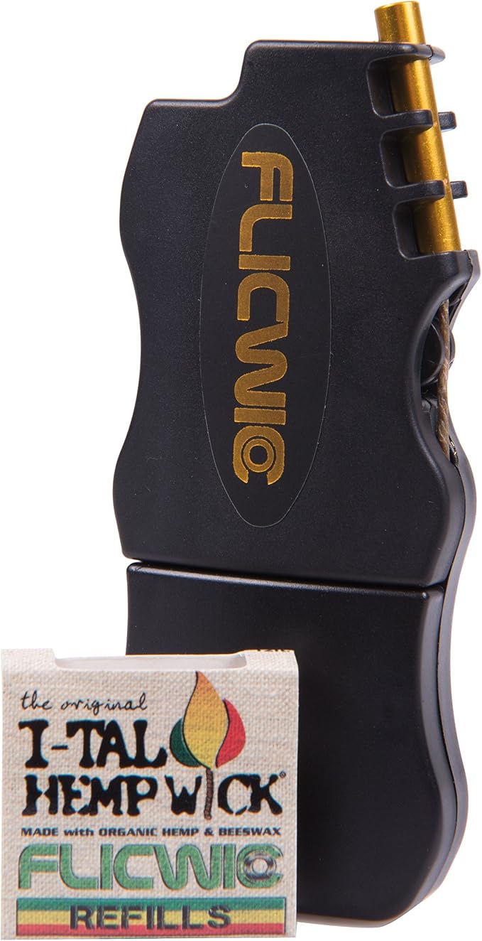 Amazon.com: Hemp Wick Dispenser Lighter Case with 12' I-Tal Hemp Wick ...