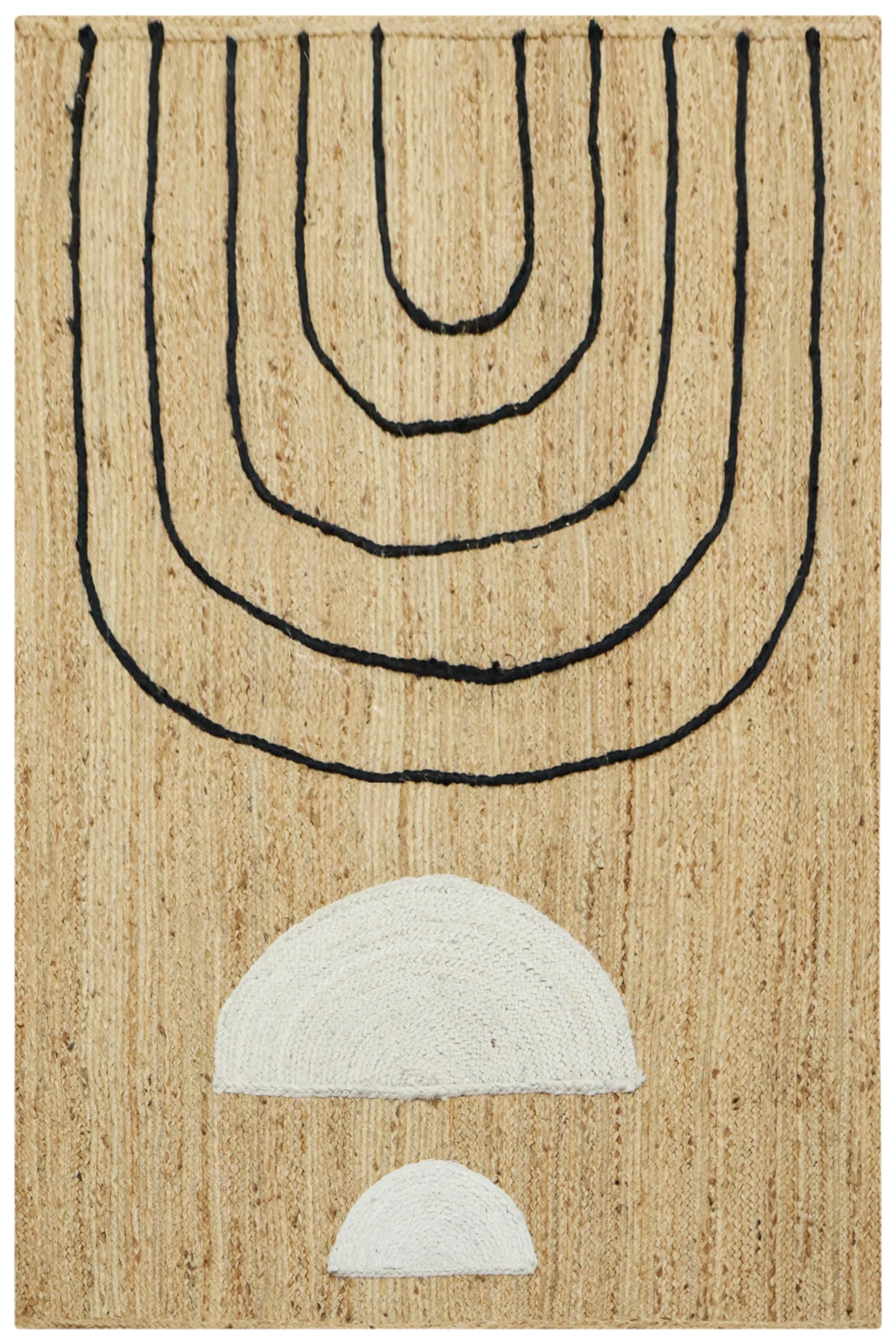 Tapis kilim indien lavable à tissage plat pour salle à manger et extérieur géométrique