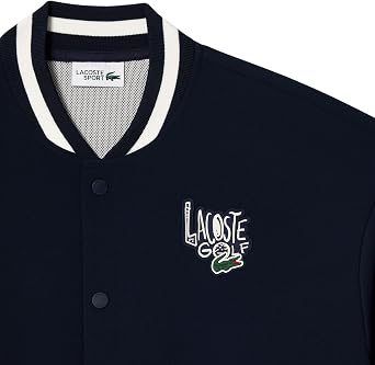 Lacoste Men's Varsity Water-repellent Golf Windbreaker