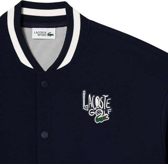 Lacoste Men's Varsity Water-repellent Golf Windbreaker
