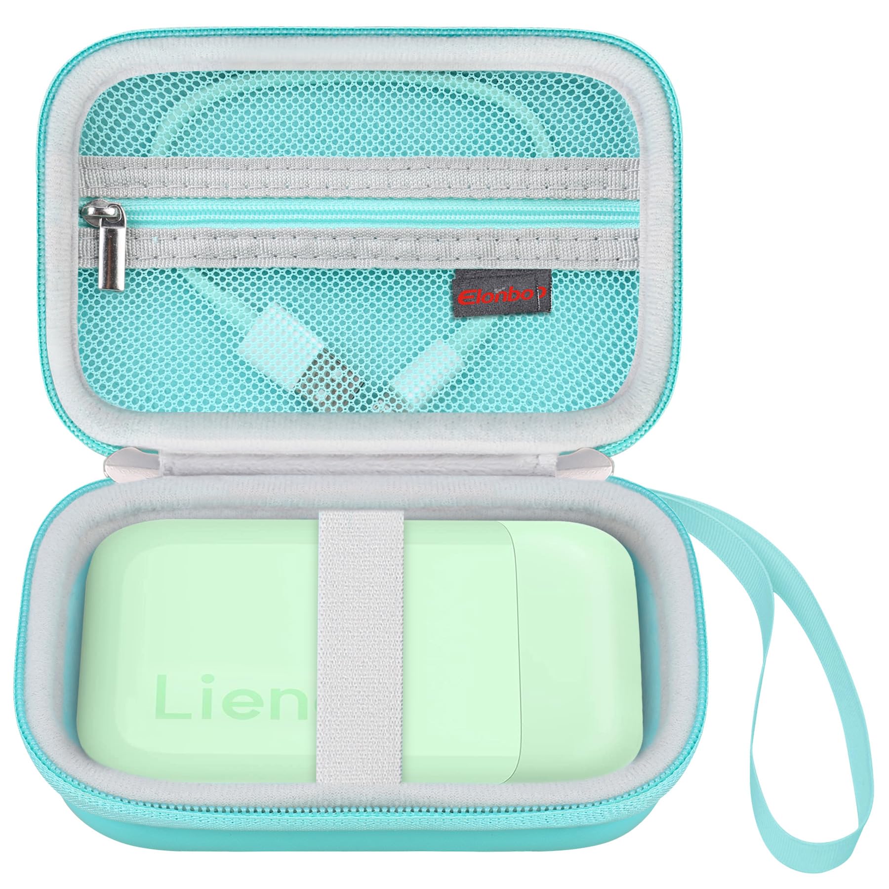 Elonbo Carrying Case for Liene 2x3” Photo Printer, Portable Mini Color Instant Print Digital Camera Hard Travel Bag, Smartphone Picture Printer