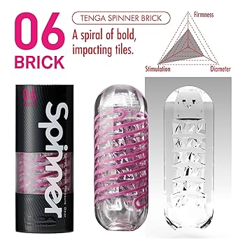 TENGA Amazon.com: TENGA Spinner SPN-006 Brick Reusable Spiral