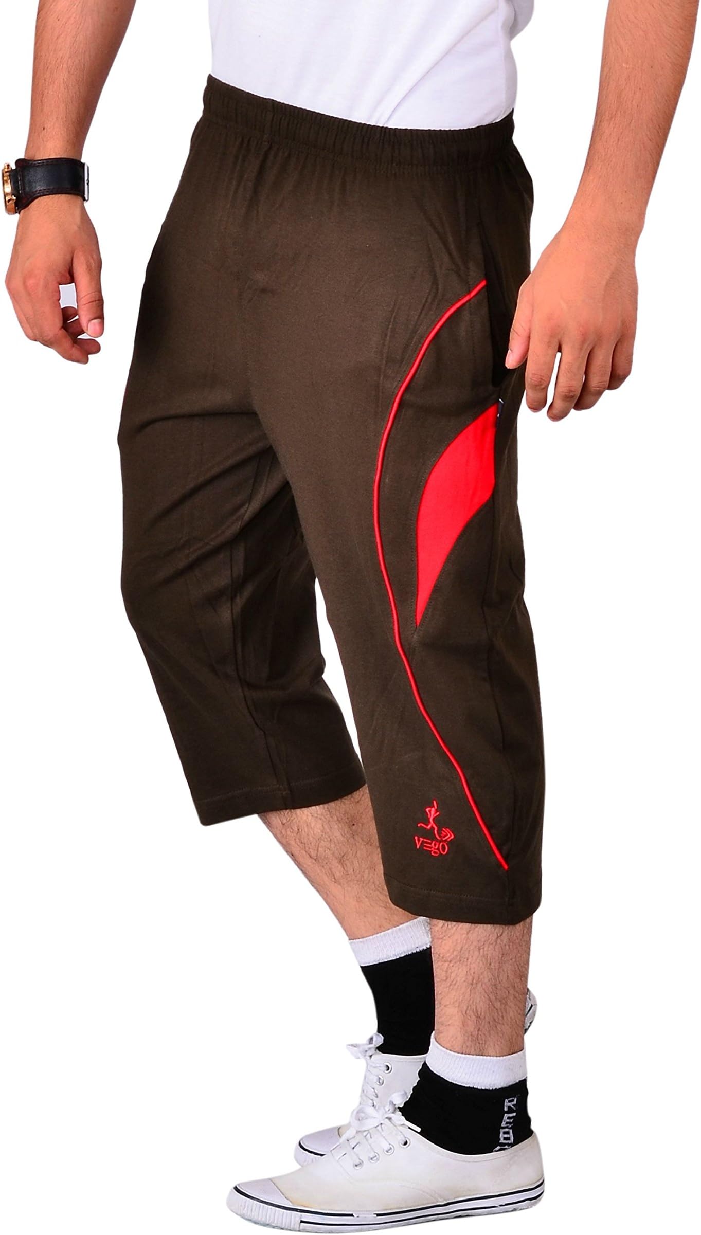 Mens Cotton Three by Fourth, 3/4, Capri, Three Quarter
