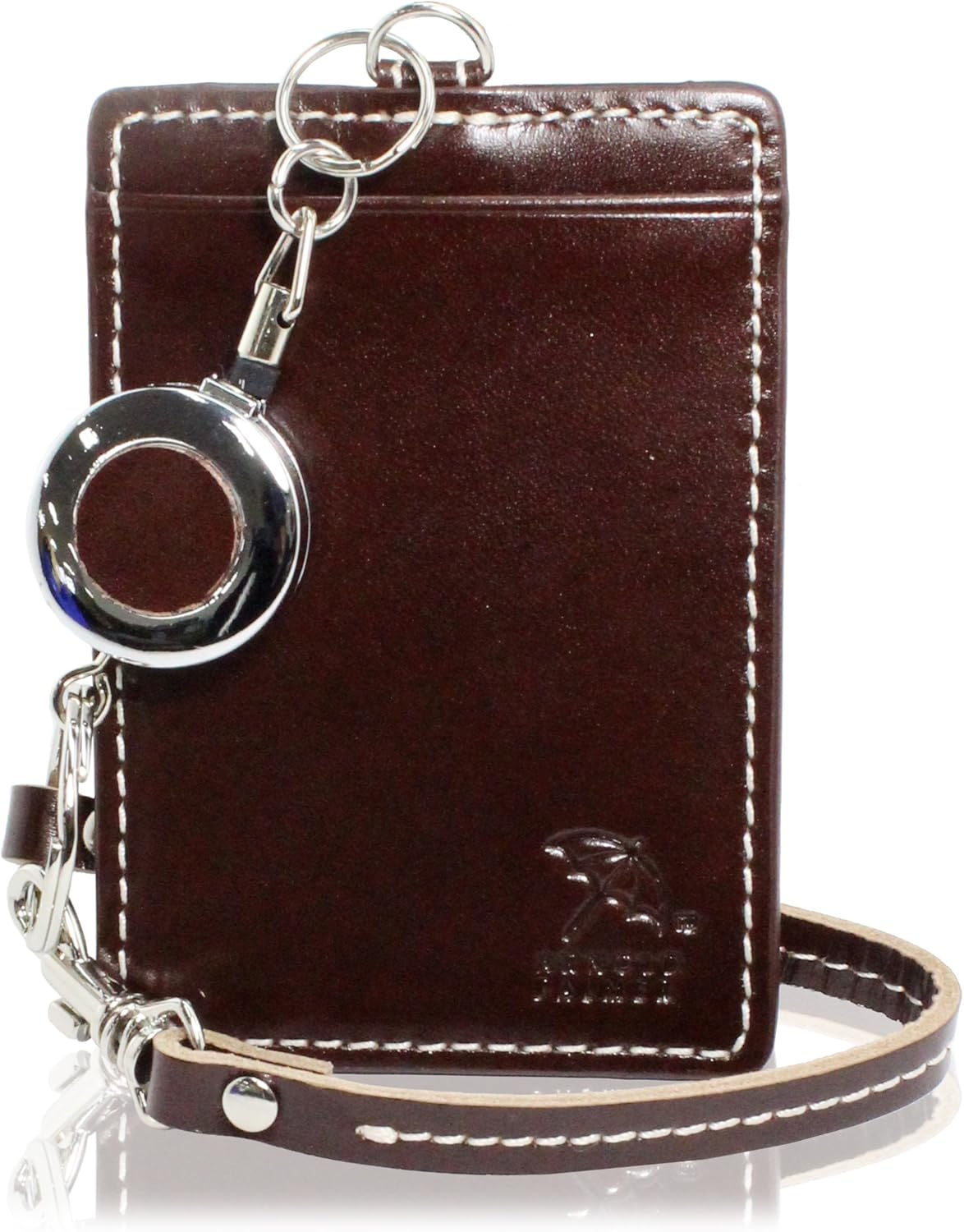 [アーノルドパーマー] カラフルシリーズ パスケース リールキー付 定期入れ 単パス 4AP3283 (brown)