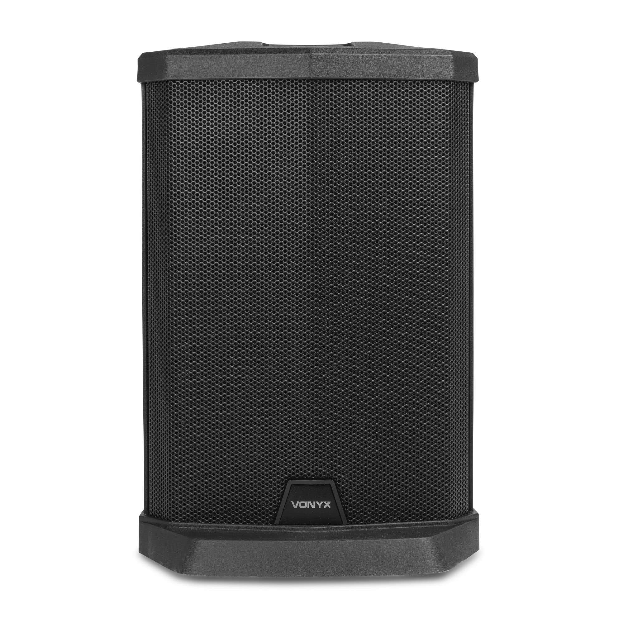 VONYX VX808 Enceinte Colonne Active 320W BT avec Contrôle Audio Intégré, Sono Portable DJ Animation Soirée Événement