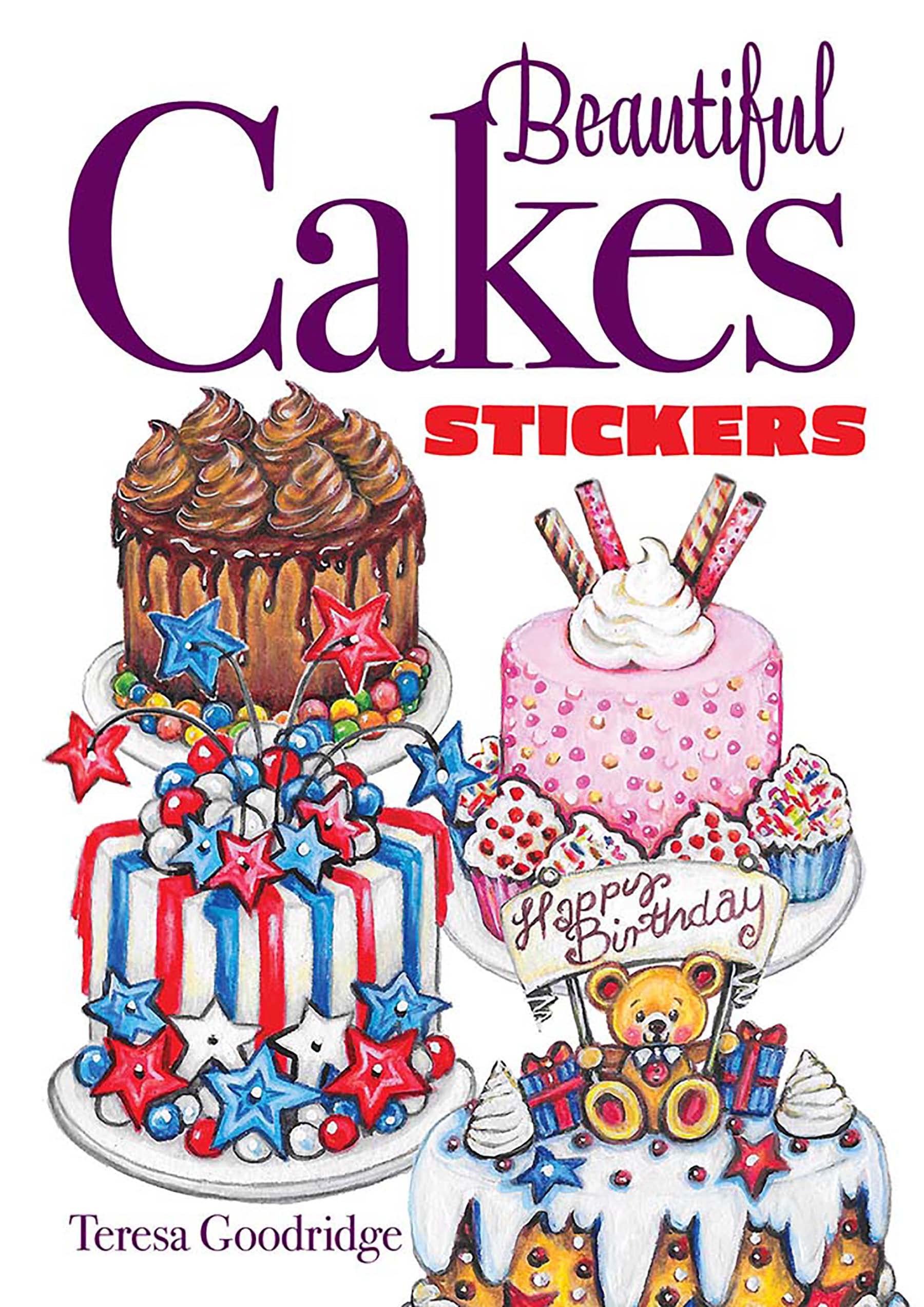Beautiful Cakes Stickers (Dover Little Activity Books: Food)