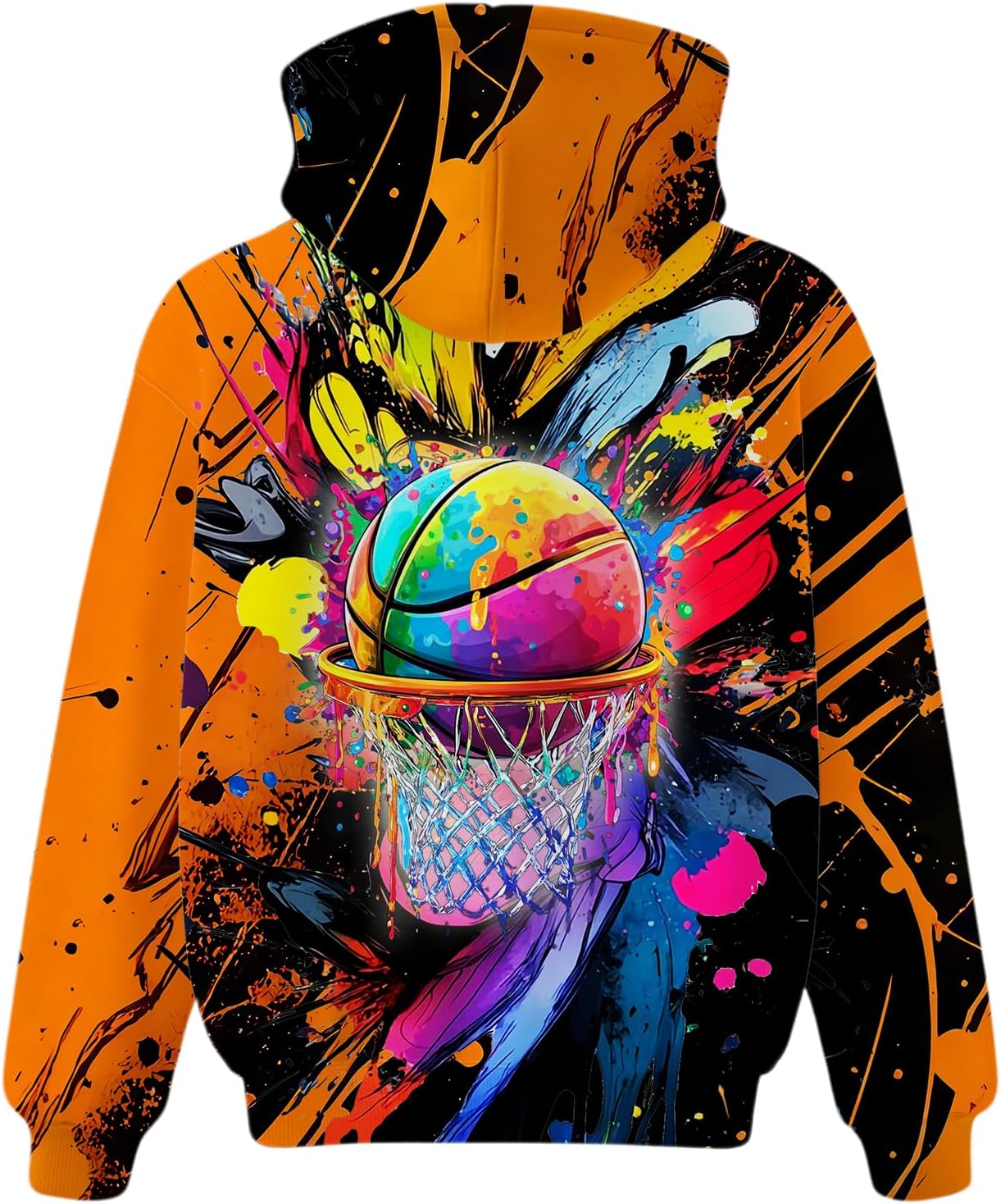 Boys Girls Hoodies 3D Graphic Hoodie Cool Pullover Sweatshirt with Pocket for Kids 6-16 Years - Image 2