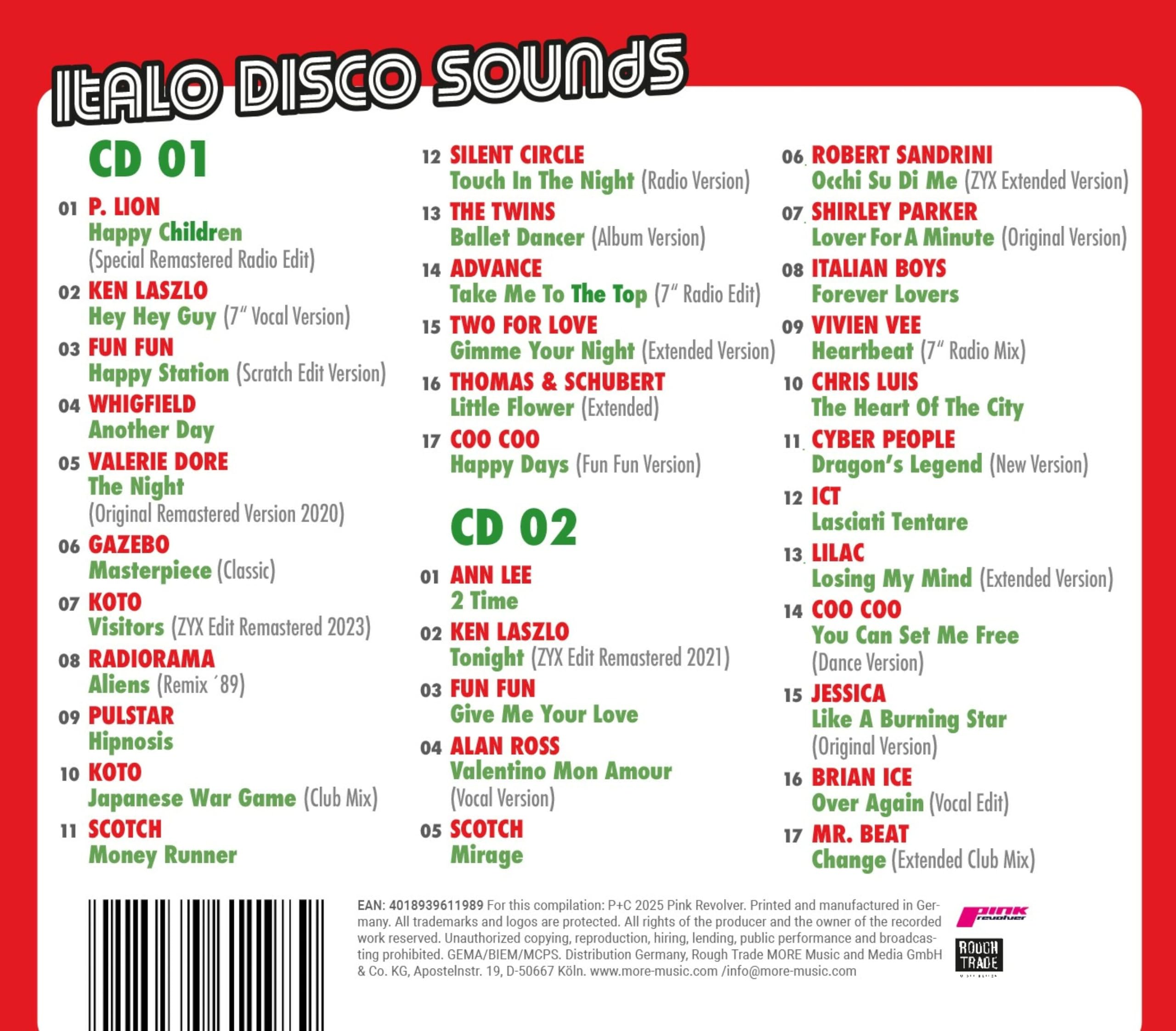 Italo Disco Sounds - the Big Classic Collection