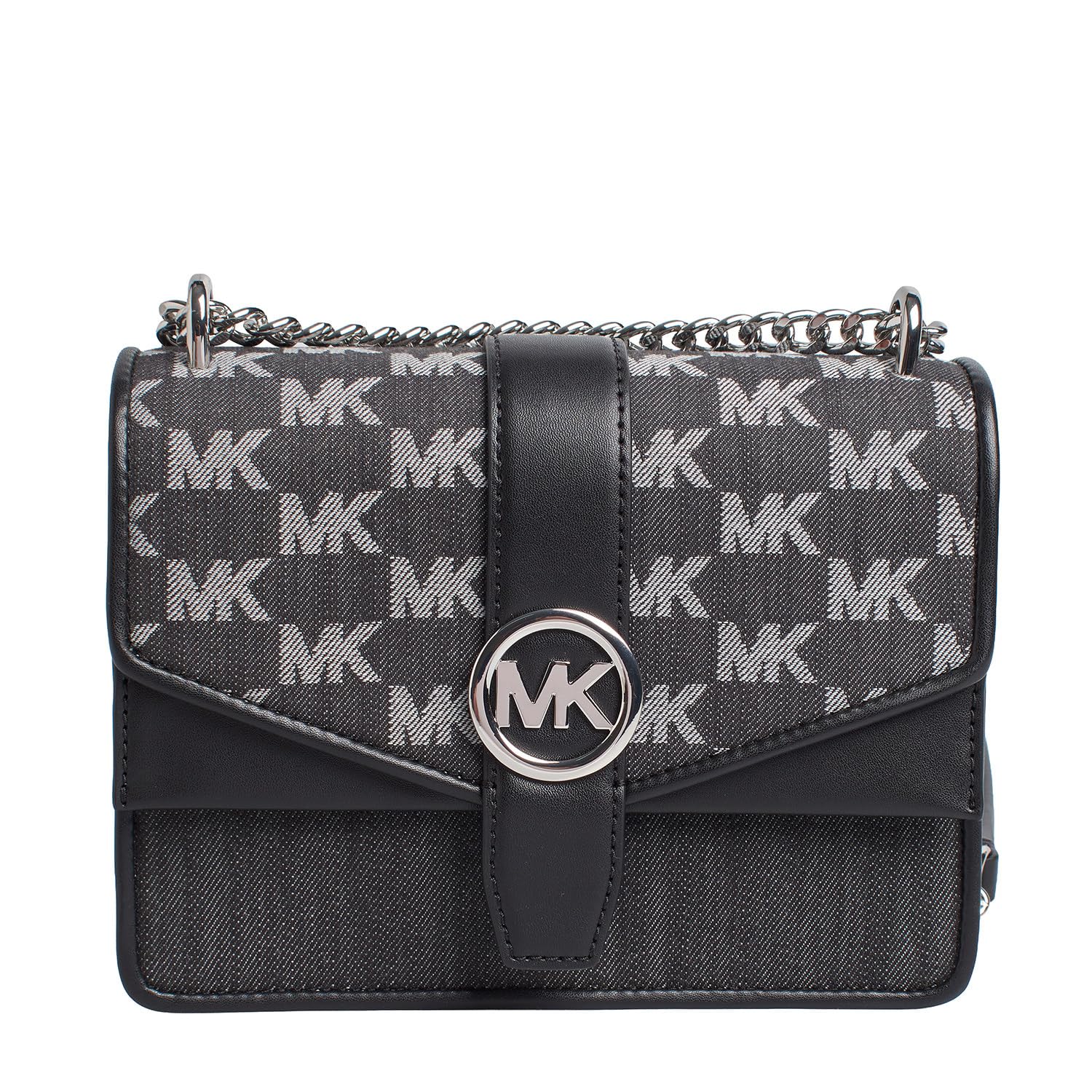 Michael Kors Women's Black Shoulder Bags, One Size, Greenwich Shoulder Bag