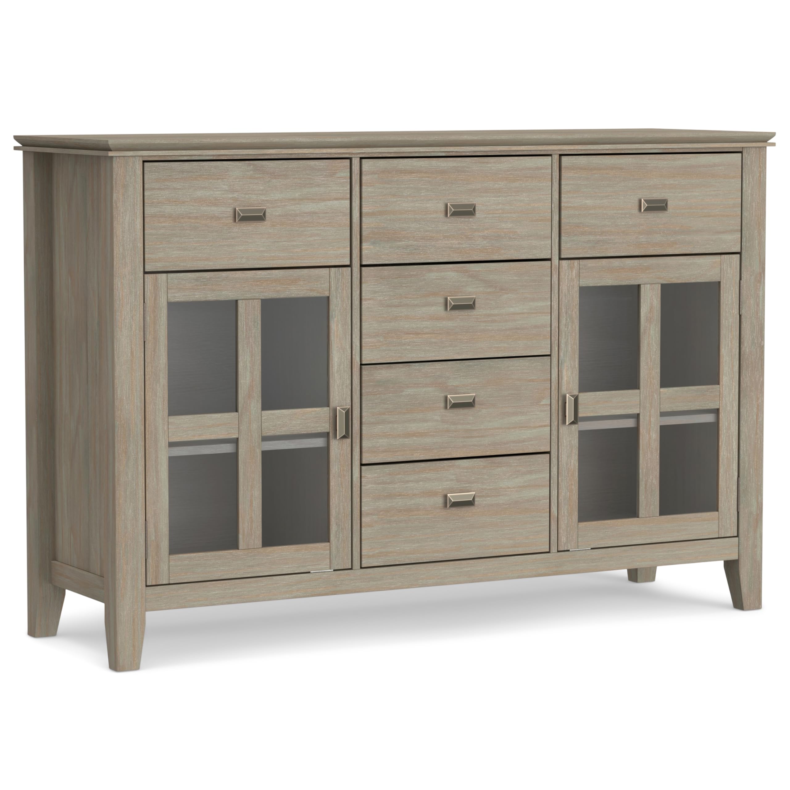 Photo 1 of ***MINOR DAMAGE******TRUCK/TRAILER PICKUP ONLY***
SIMPLIHOME Artisan 54" Solid Wood Buffet
