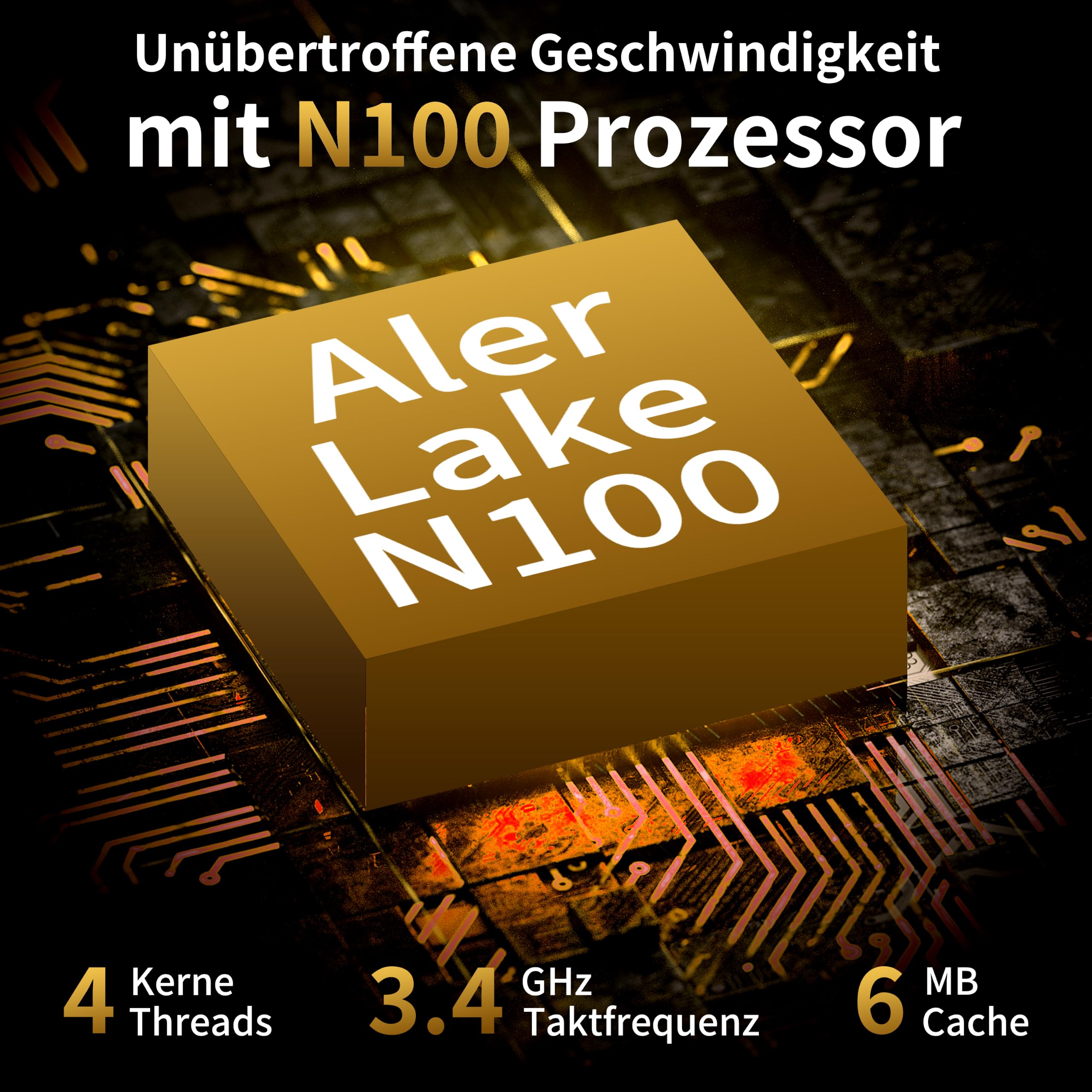 Amita 11" 2-in-1 Touchscreen Rosa Laptop, N100 Quad-Core Prozessor, 16GB RAM 512GB SSD, Gesichtserkennung, FHD IPS, 360° Klappbar (Gelb, 16GB RAM | 512GB SSD) | 360° Convertible Notebook, FHD 1920 × 1200, Hintergrundbeleuchtete Tastatur, USB-C, WiFi 5