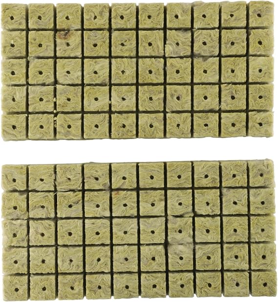 Grow Cubes 50 or 100 per Package for Cloning Cuttings and Starting in Aeroponic and Ebb and Flow Systems (100pcs)